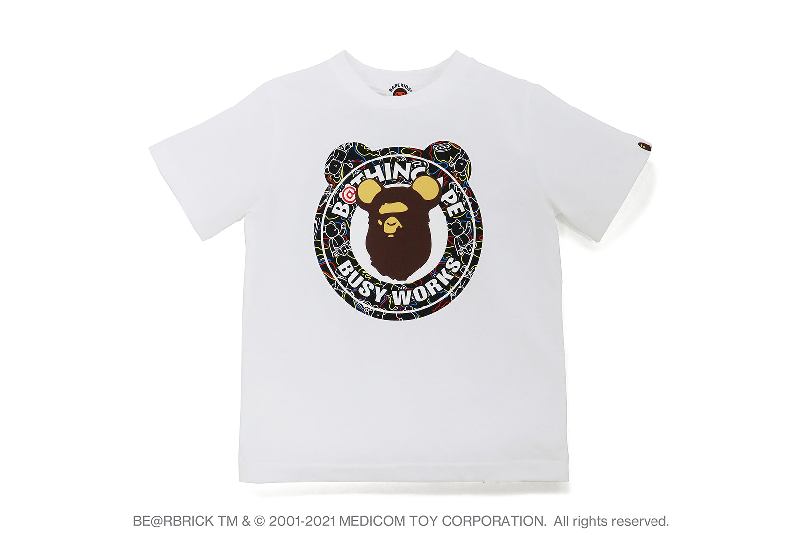 MEDICOM TOY CAMO BE@R BUSY WORKS TEE – uk.bape.com