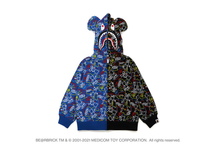 BAPE x Steven Harrington Shark Be@rbrick 1000, Size: F