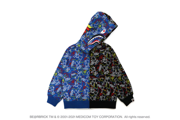 BAPE X NBHD SHARK HOODIE XXL 2017 RELEASE