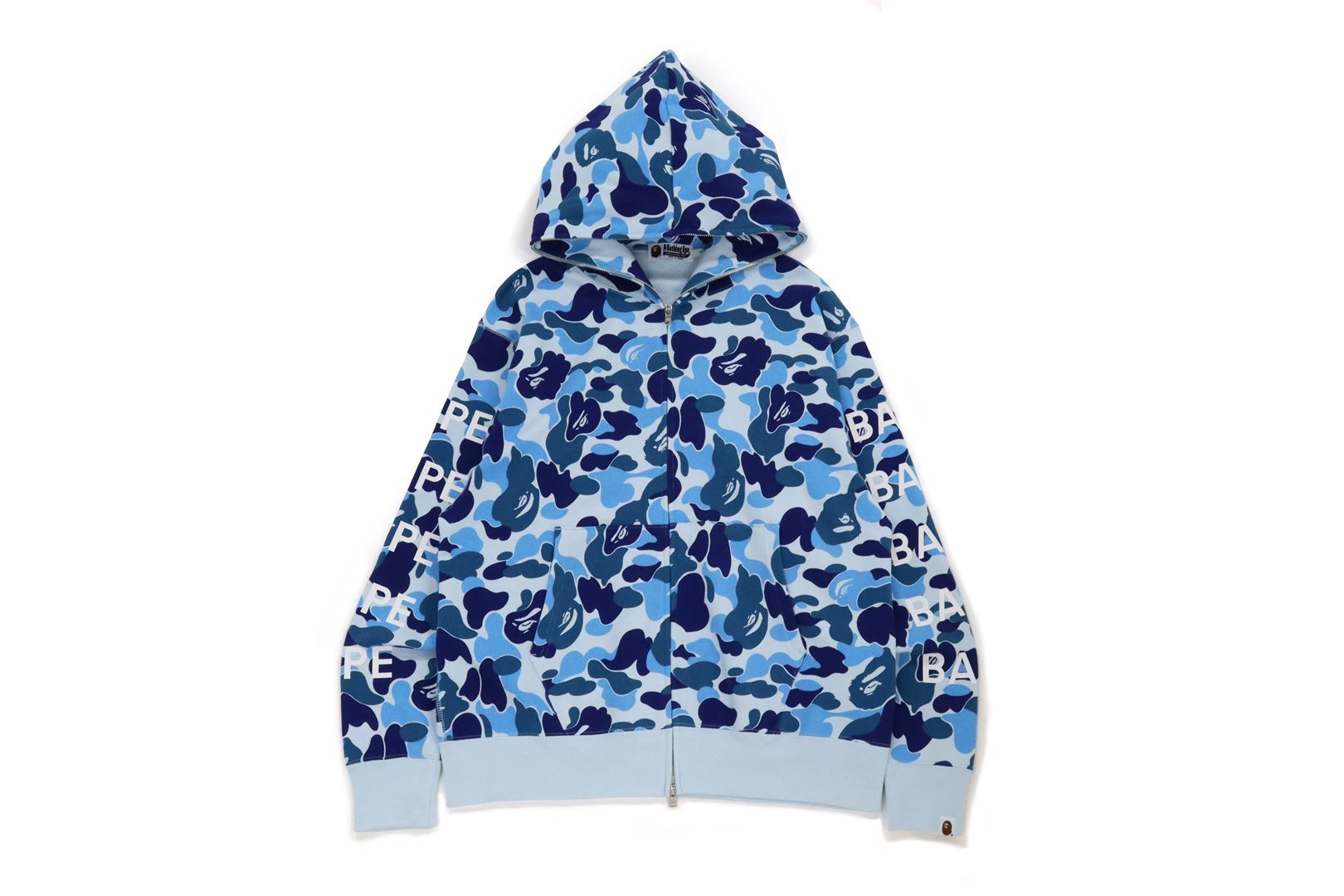 BAPE ABC CAMO SHARK HOODIE XL BLUE 青色-