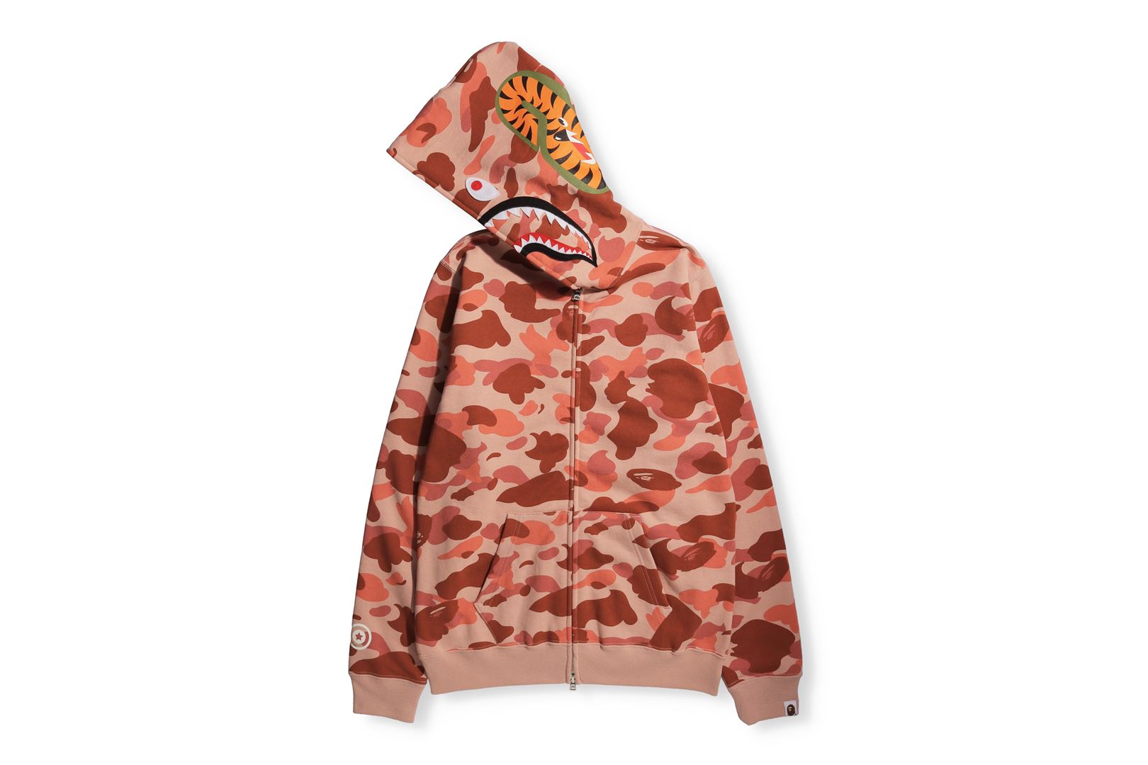 1ST CAMO SHARK FULL ZIP HOODIE – uk.bape.com