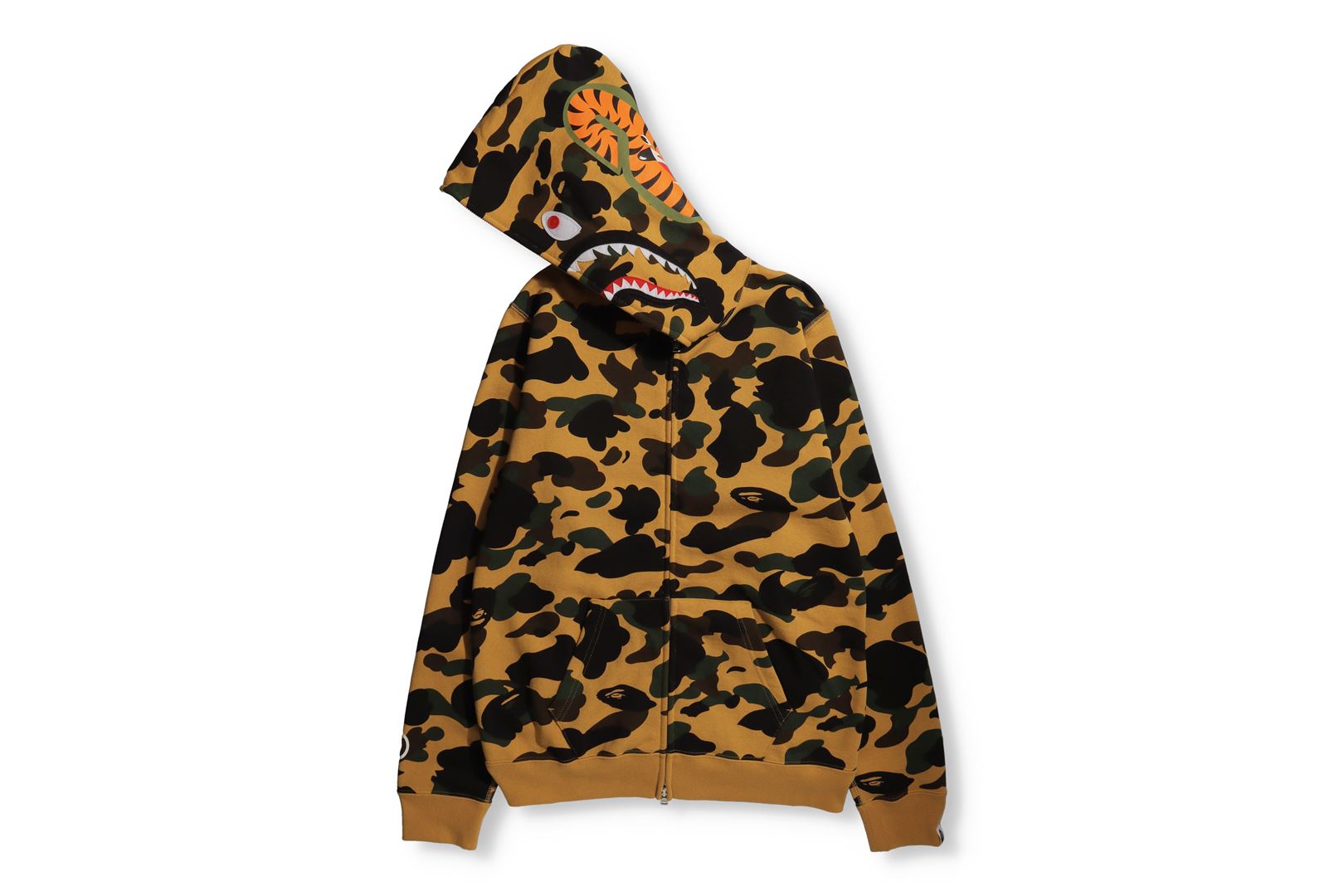 1ST CAMO SHARK FULL ZIP HOODIE