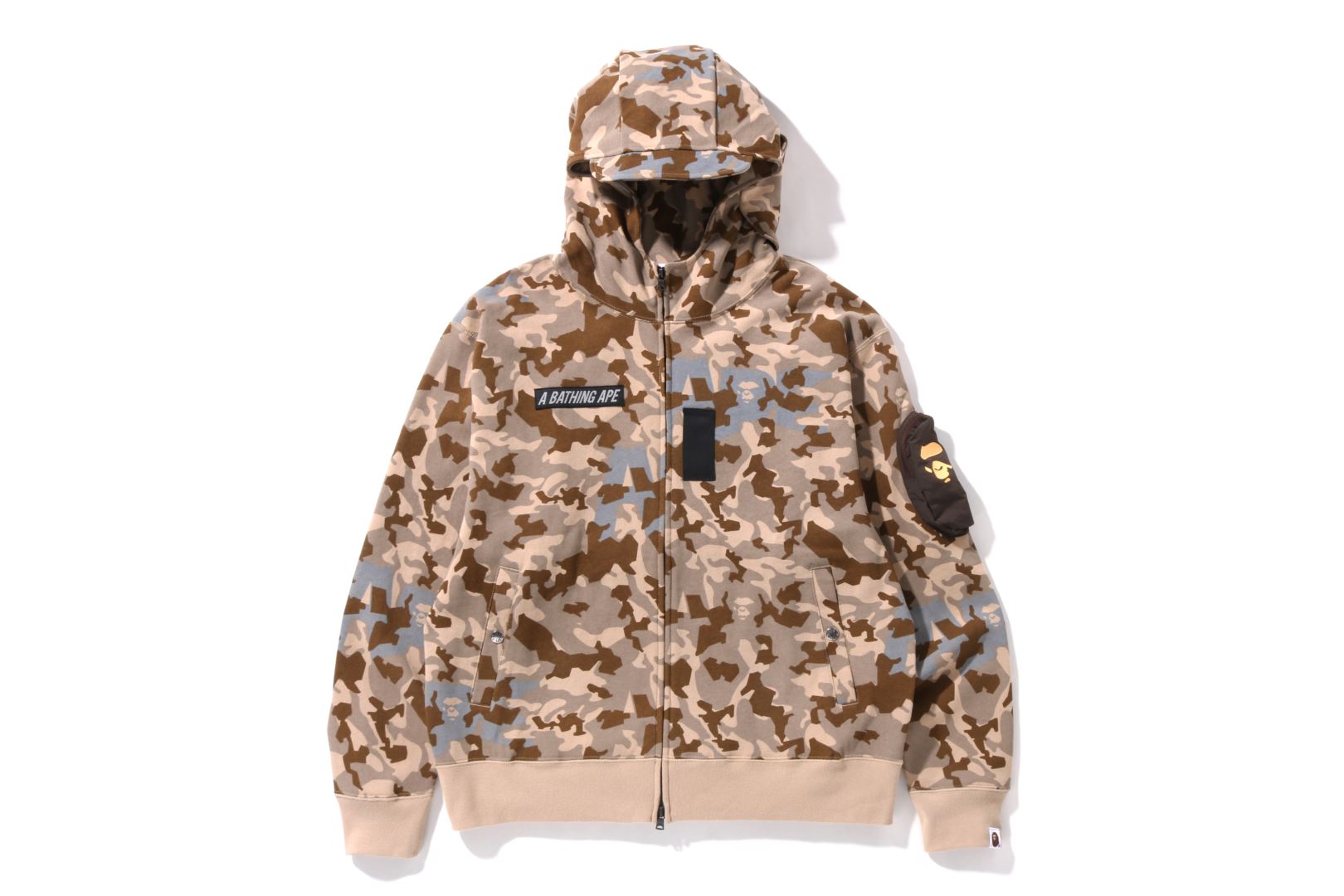 MILITARY SHARK RELAXED FIT FULL ZIP HOODIE – uk.bape.com