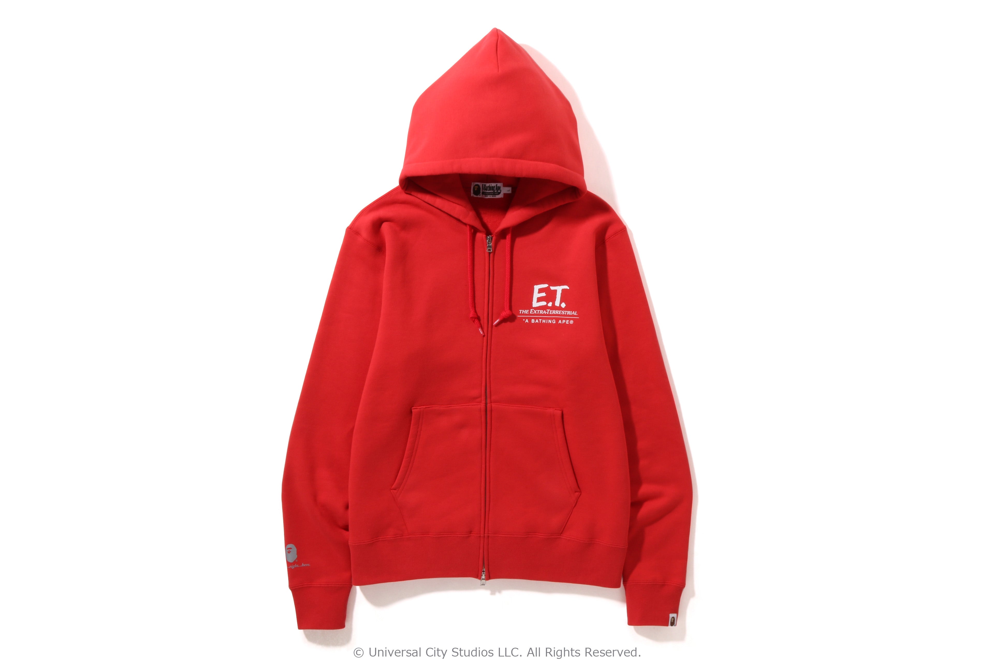 BAPE® X E.T. APE HEAD ZIP HOODIE