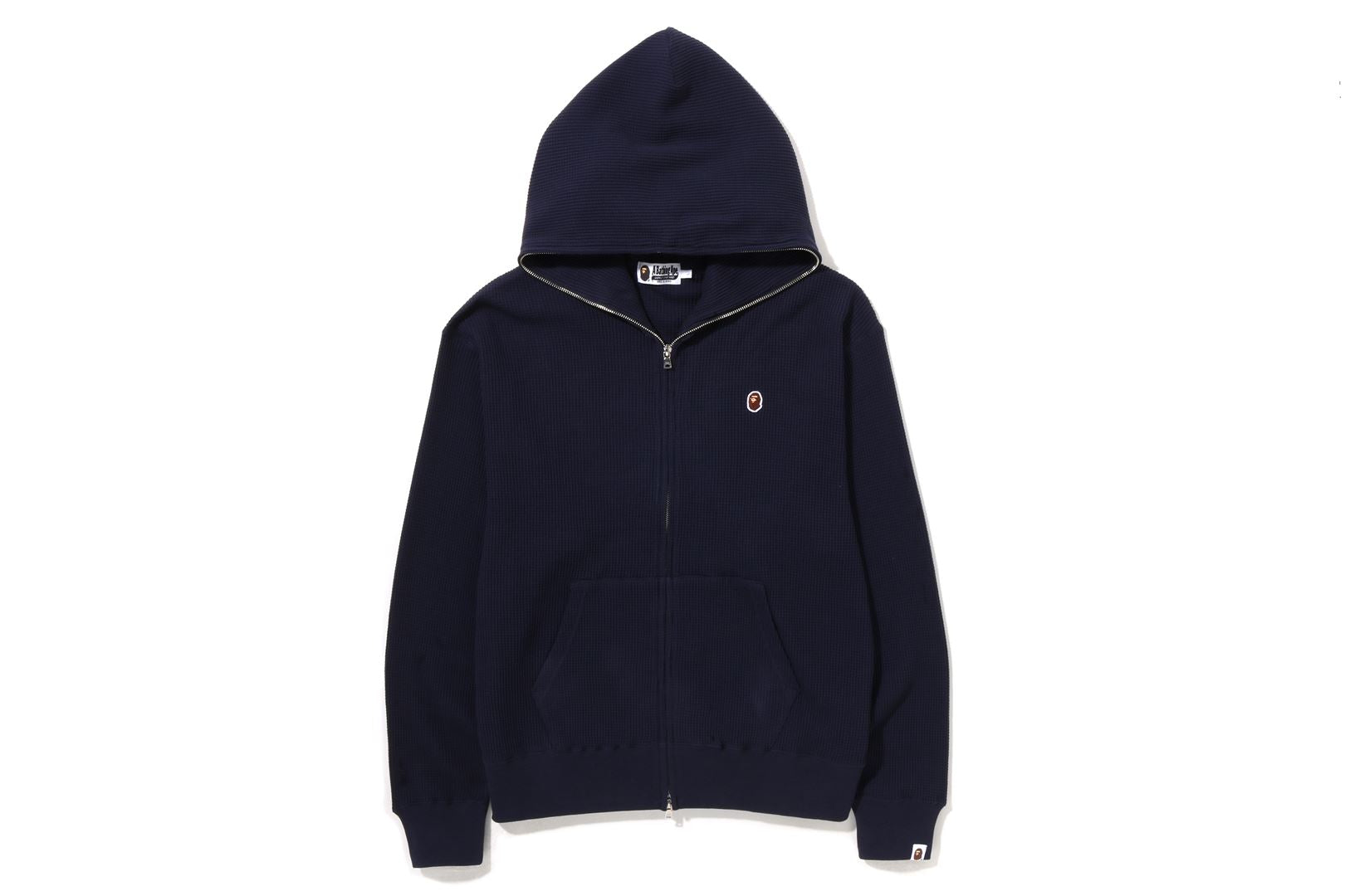 APE HEAD ONE POINT THERMAL RELAXED FIT FULL ZIP HOODIE – uk.bape.com