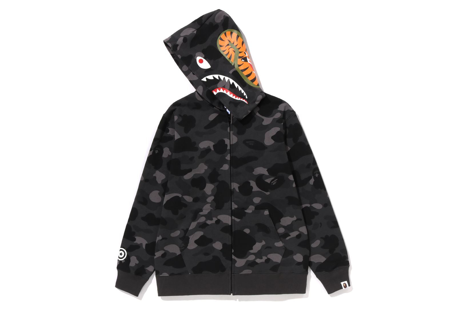 COLOR CAMO SHARK ZIP HOODIE KIDS – uk.bape.com