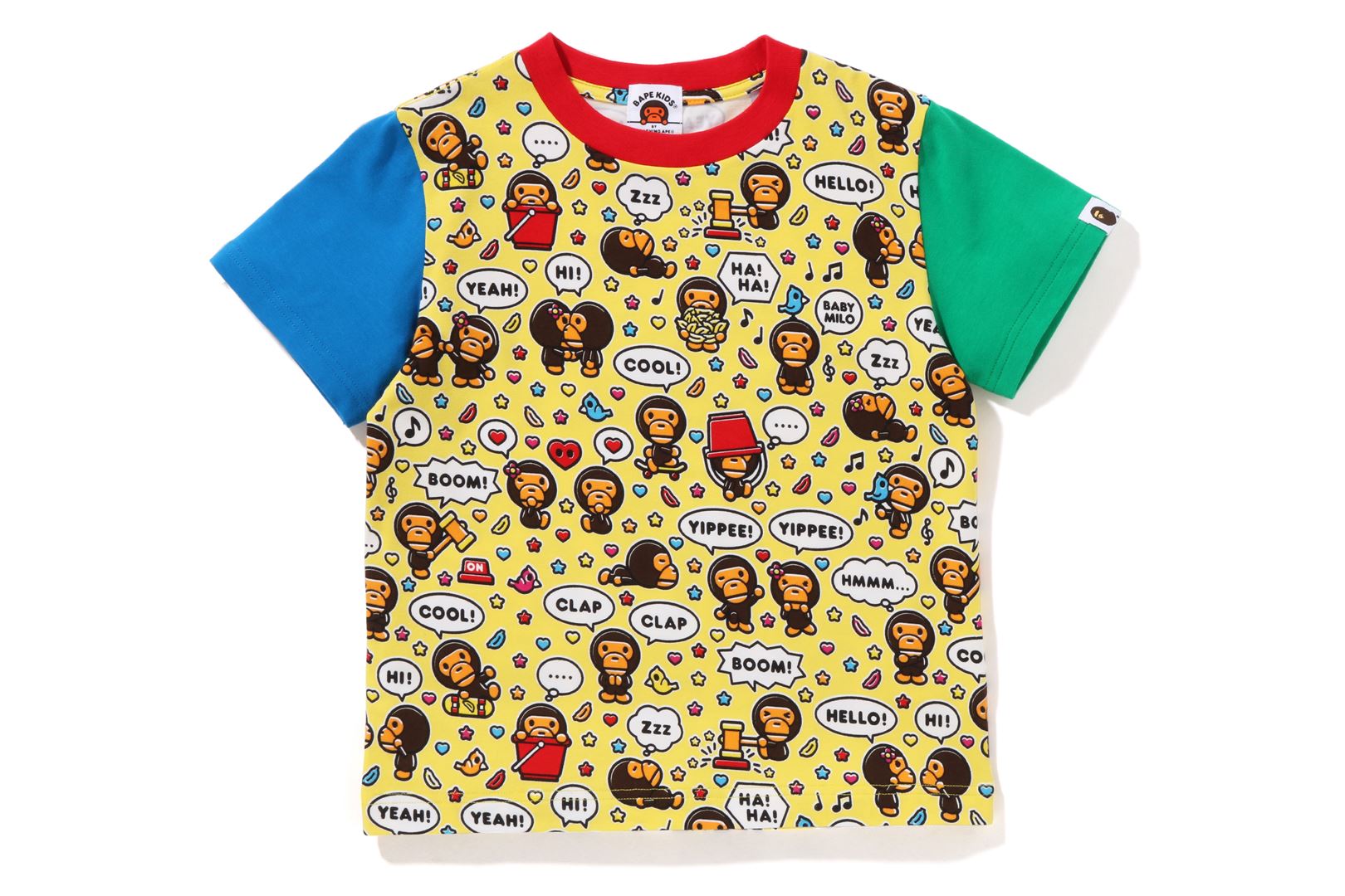 BABY MILO SPEECH BALLOON LAYERED L/S TEE – uk.bape.com