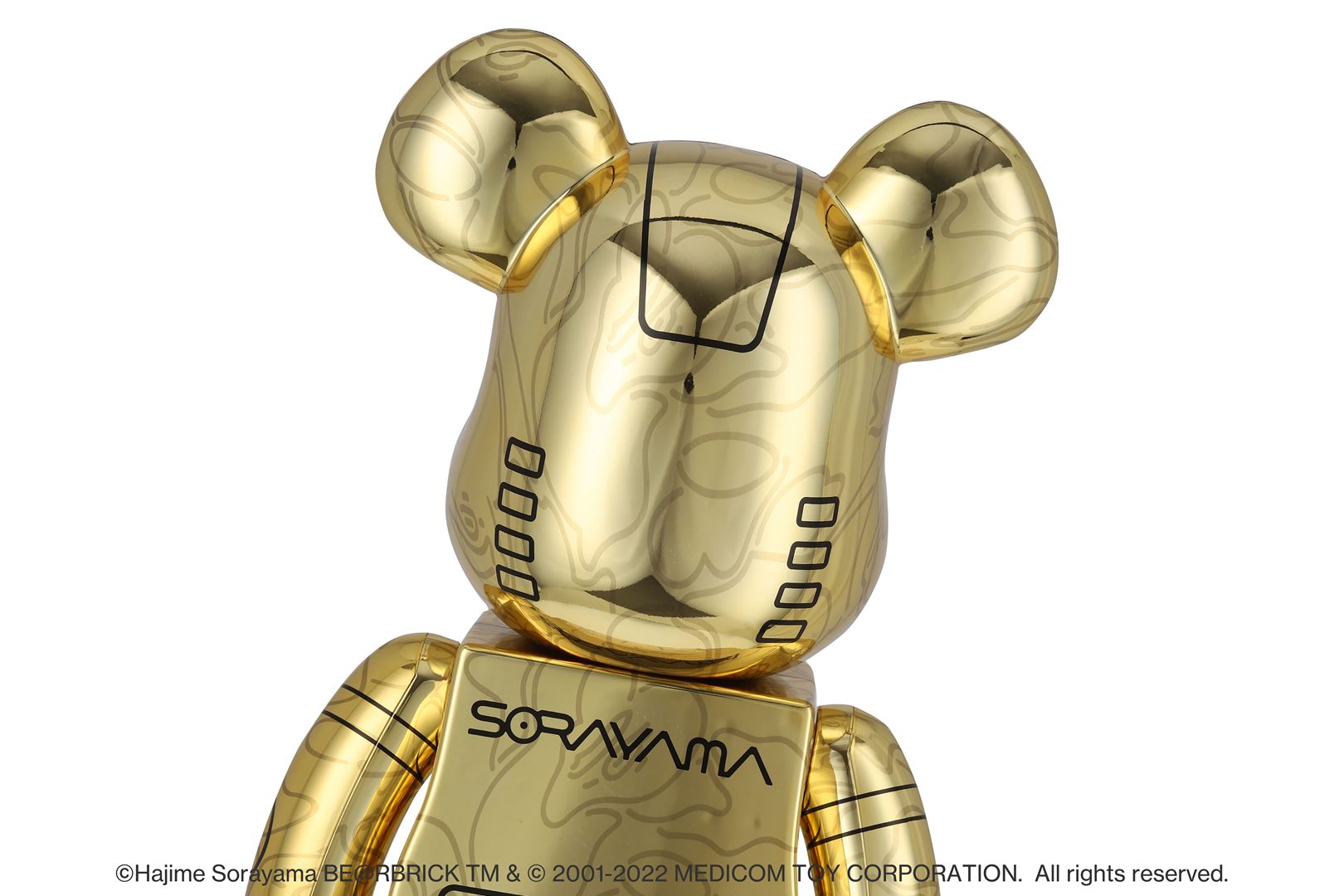 BE@RBRICK SORAYAMA× BABYMILO1000％ GOLD-