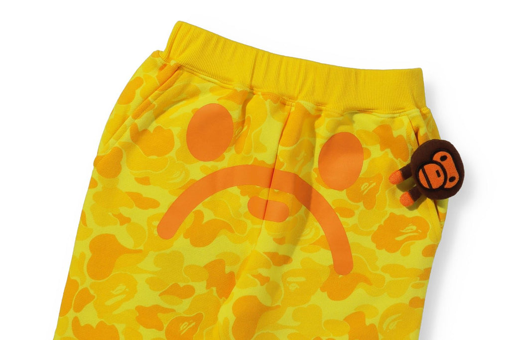 送料無料 BAPE PUBG SWEAT SHORTS S ORANGE