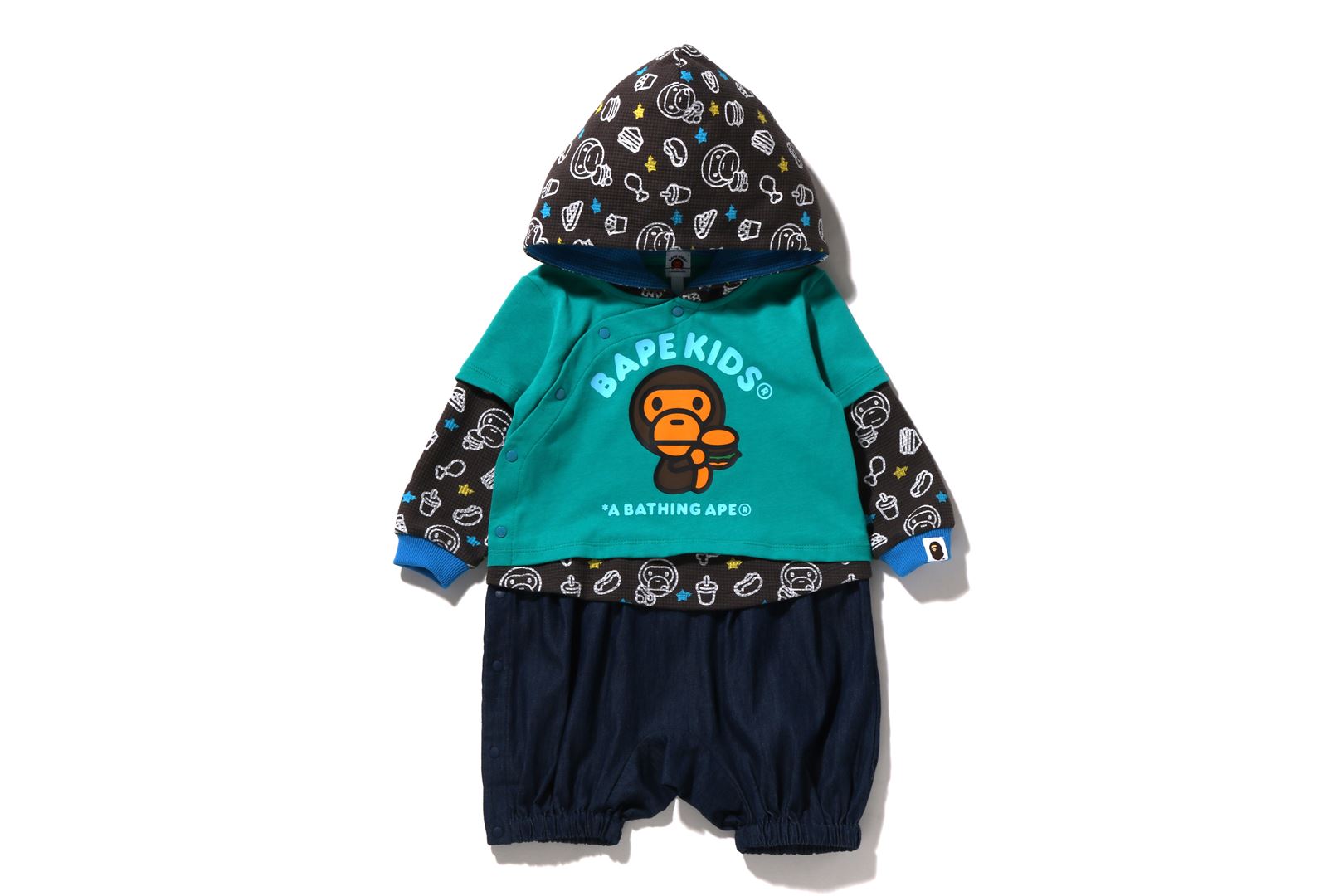 BABY MILO FACE BODYSUIT – uk.bape.com