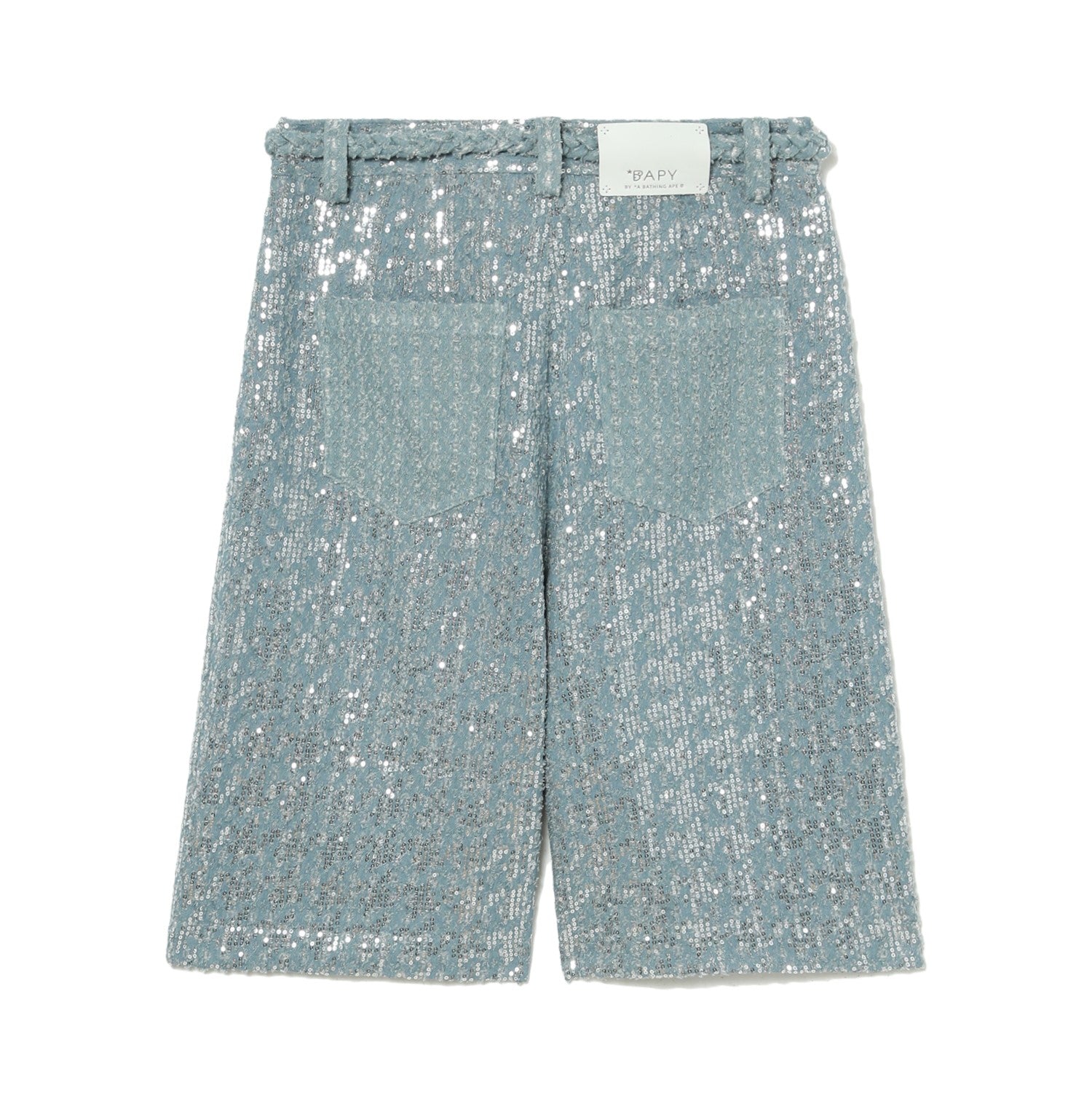 BAPY LOGO MONOGRAM JACQUARD DENIM SHORTS – uk.bape.com