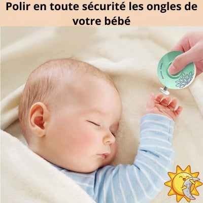 COUPE ONGLES - LIME ÉLECTRIQUE POUR BÉBÉ La solution la plus simple et la  plus sûre de limer les ongles de votre bébé. Contrairement aux ciseaux, la  lime, By BMA shop