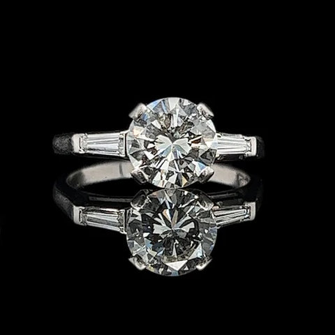 Vintage, Engagement Ring, Wedding Ring, Diamond, Platinum
