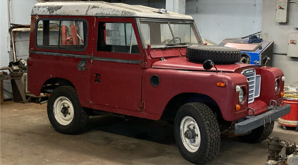 1973 Land Rover Series 3 88" Red