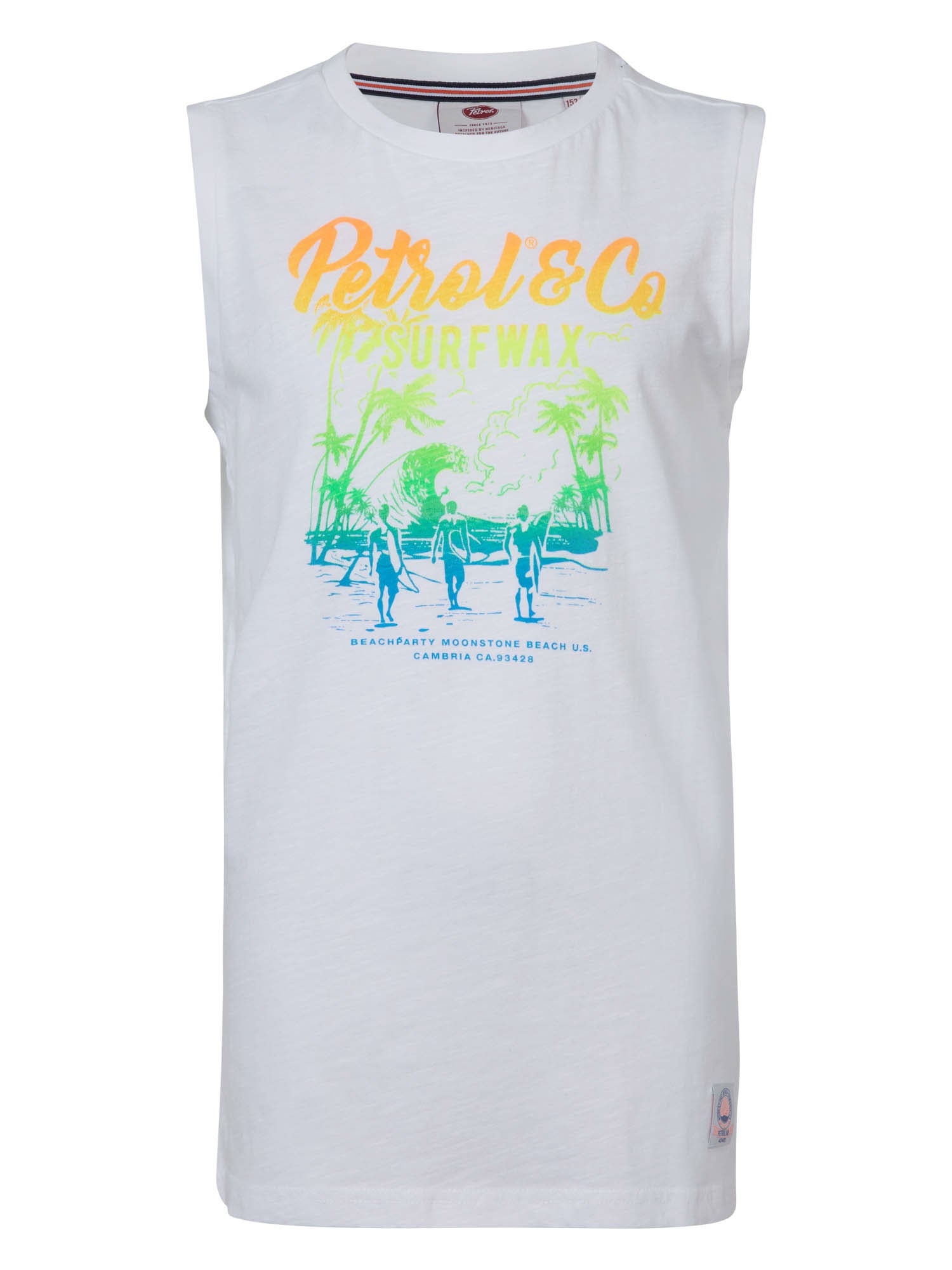 Petrol Industries Zomers Singlet Bright White - 152