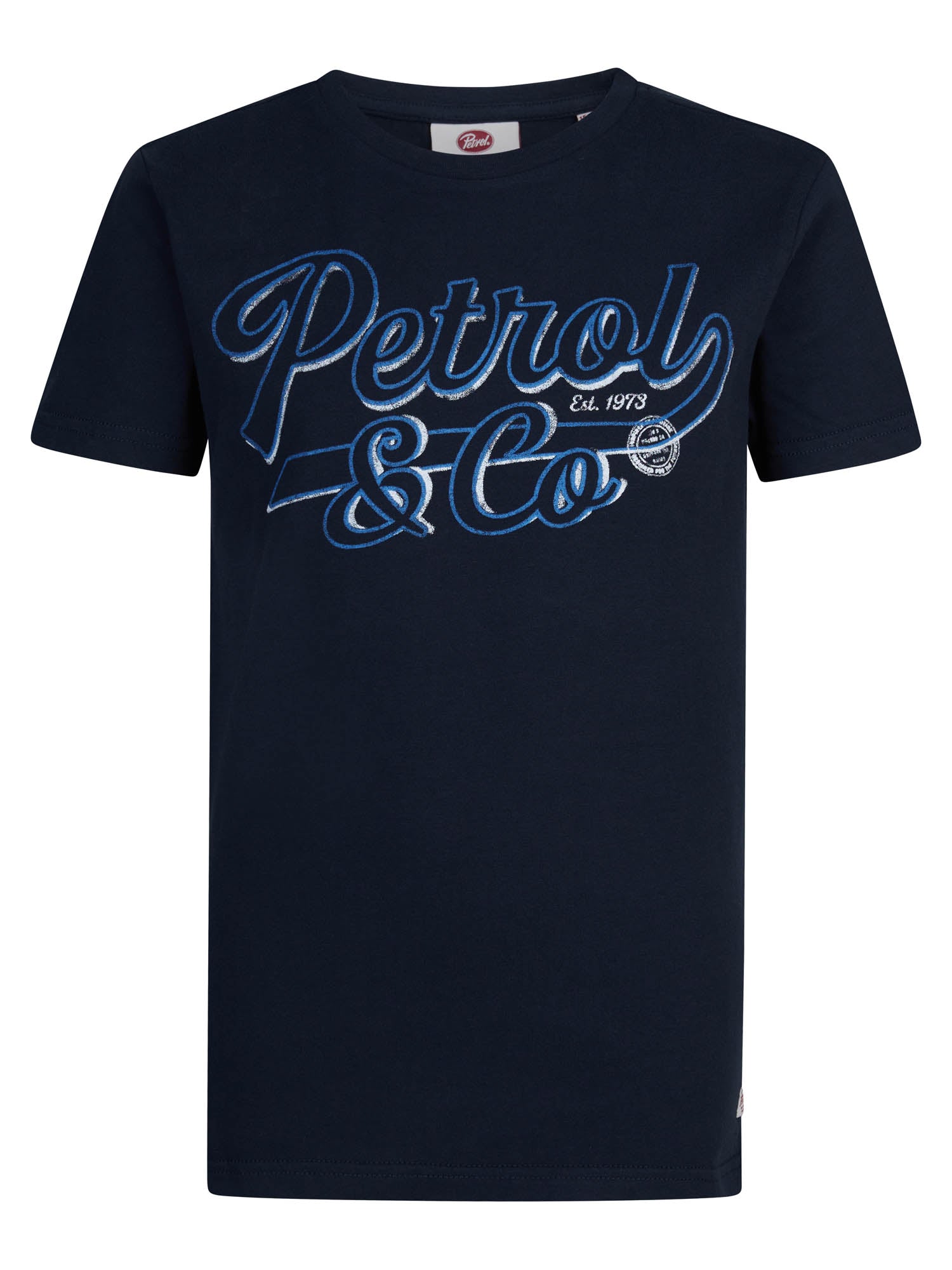 Petrol Industries - Jongens Artwork T-Shirt - Blauw - Maat 176