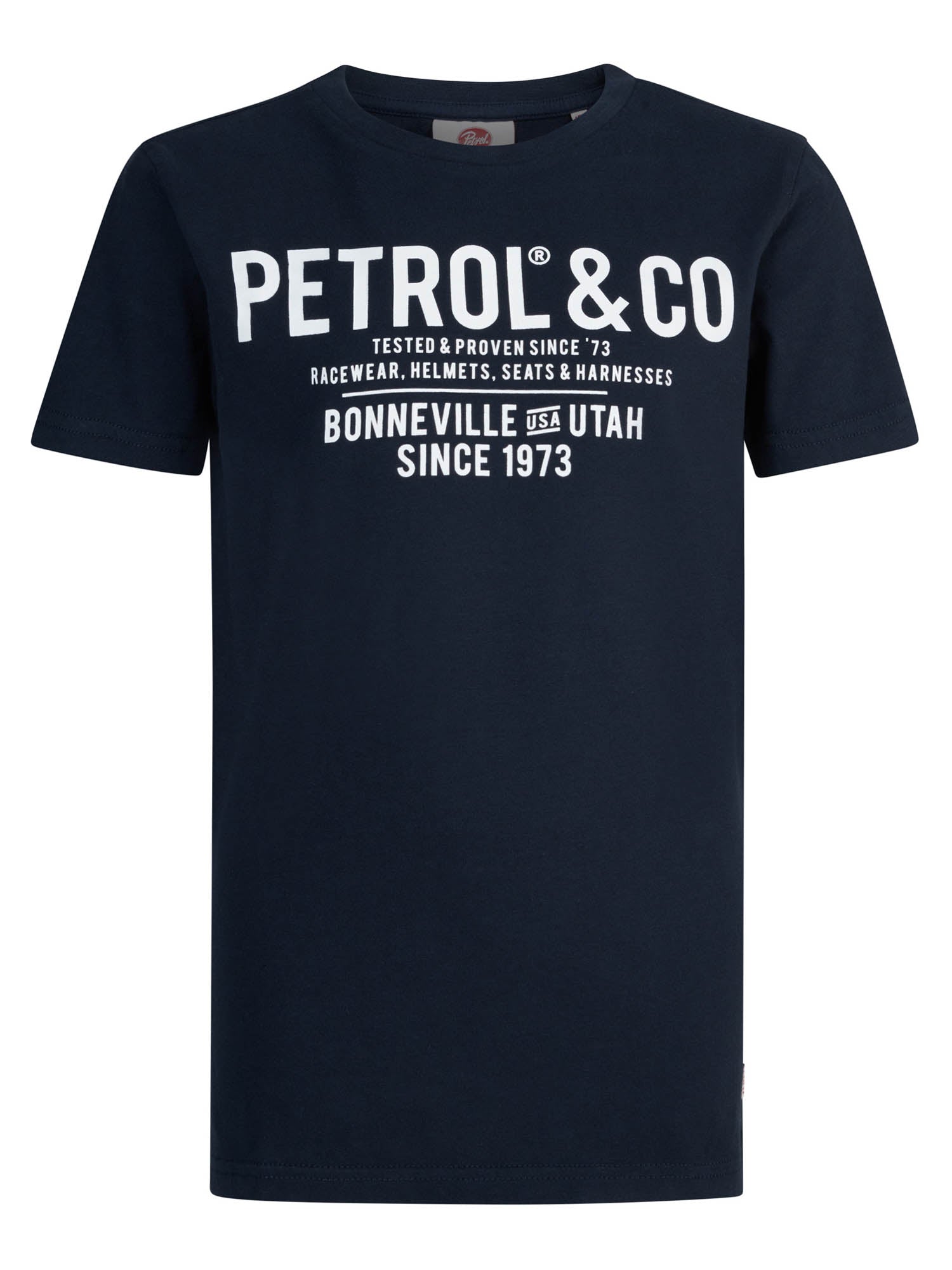 Petrol Industries - Jongens Petrol & Co Logo T-Shirt - Blauw - Maat 116