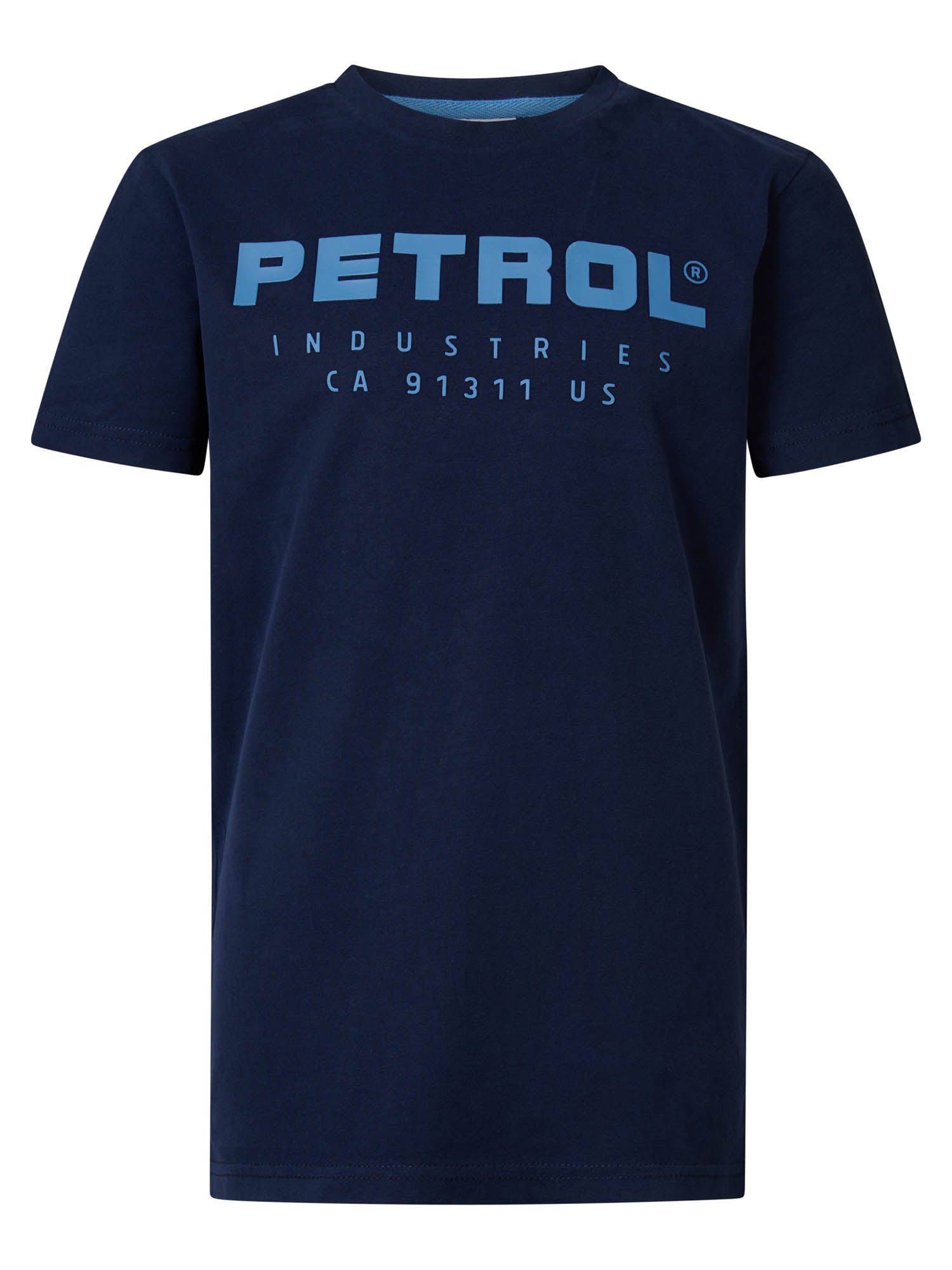 Petrol Industries - Jongens Logo Artwork T-shirt - Blauw - Maat 104