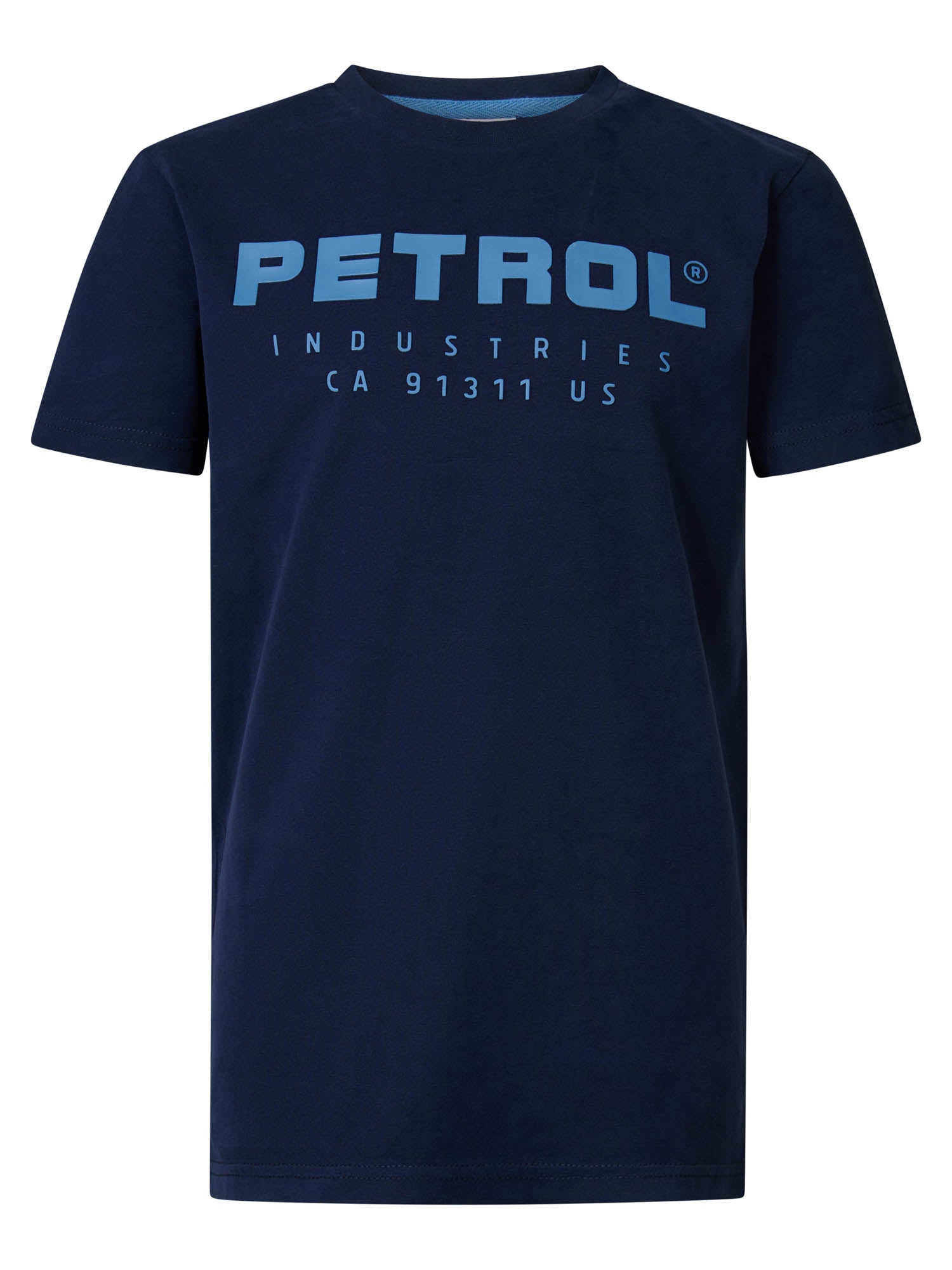 Petrol Industries - Jongens Logo Artwork T-shirt - Blauw - Maat 164