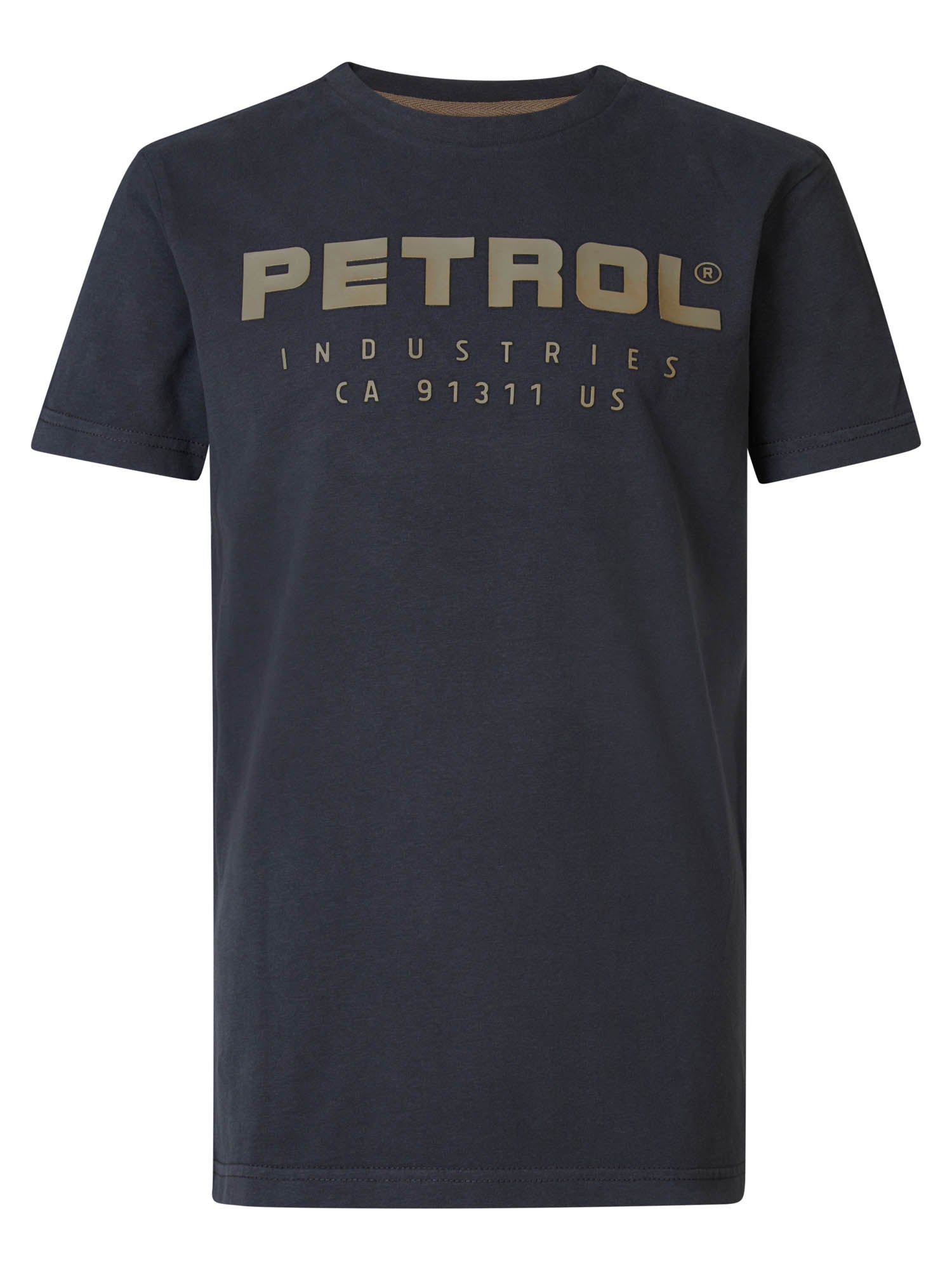 Petrol Industries Logo Artwork T-shirt Black Sand - 128