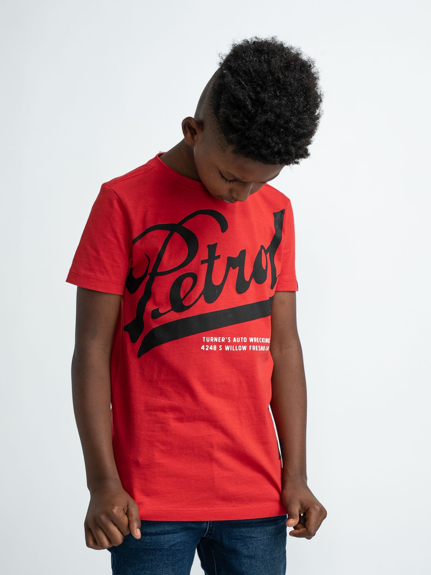 Industries® webshop Official Logo boys T-shirt | Petrol