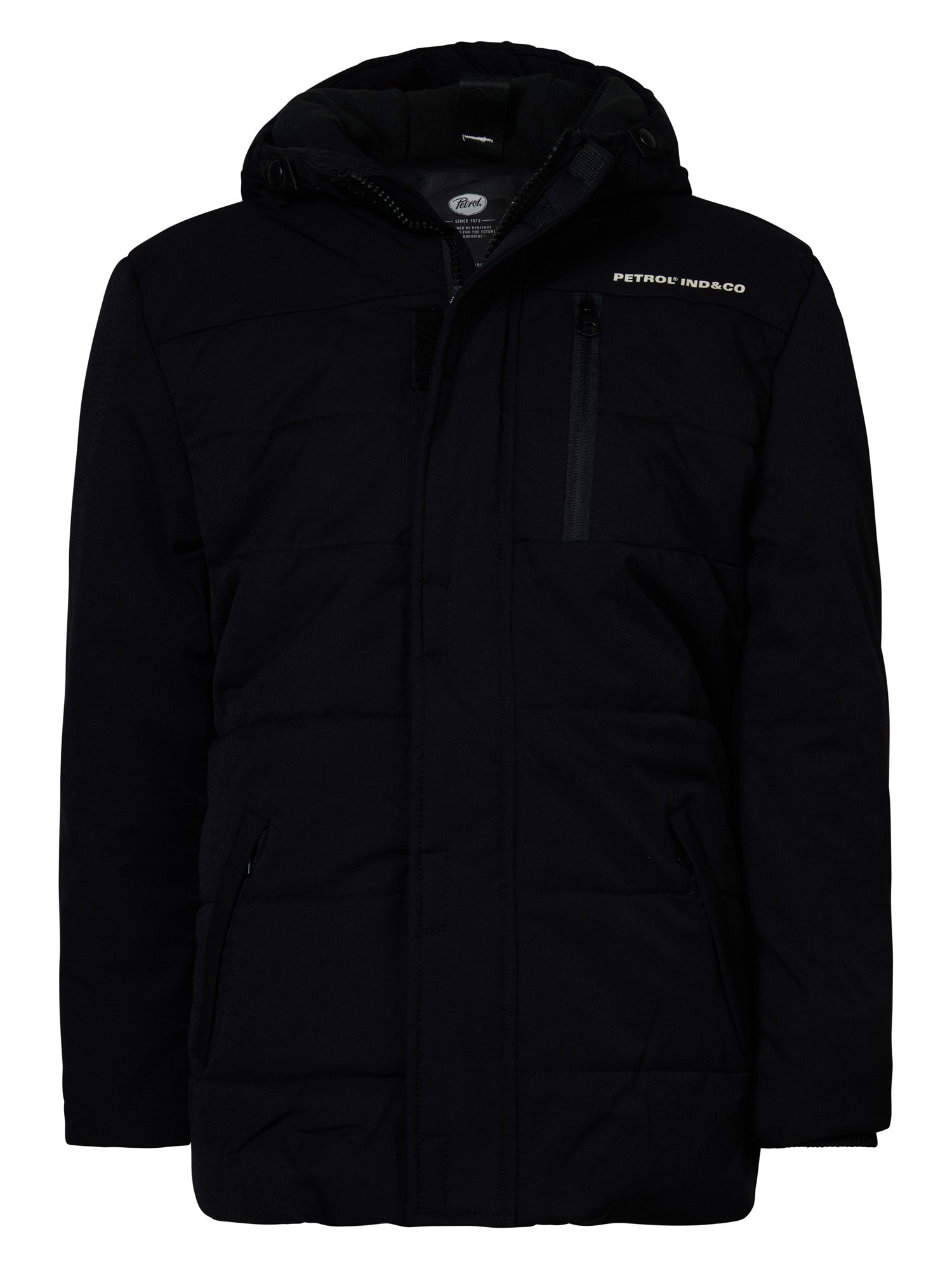 Petrol Industries Parka Jacket Joliet Dark Black - 116