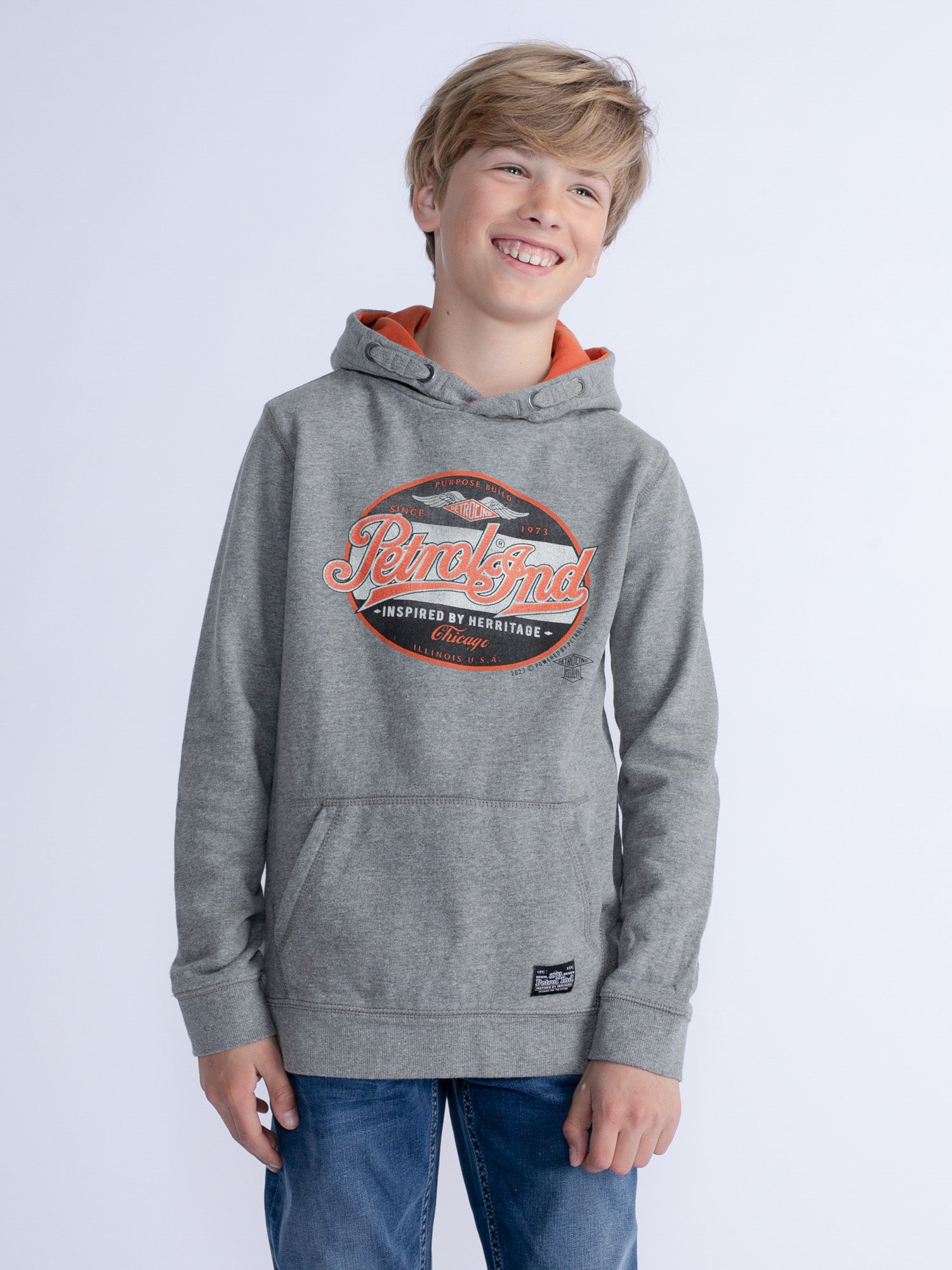 Petrol Industries - Jongens Artwork Hoodie - Zwart - Maat 176