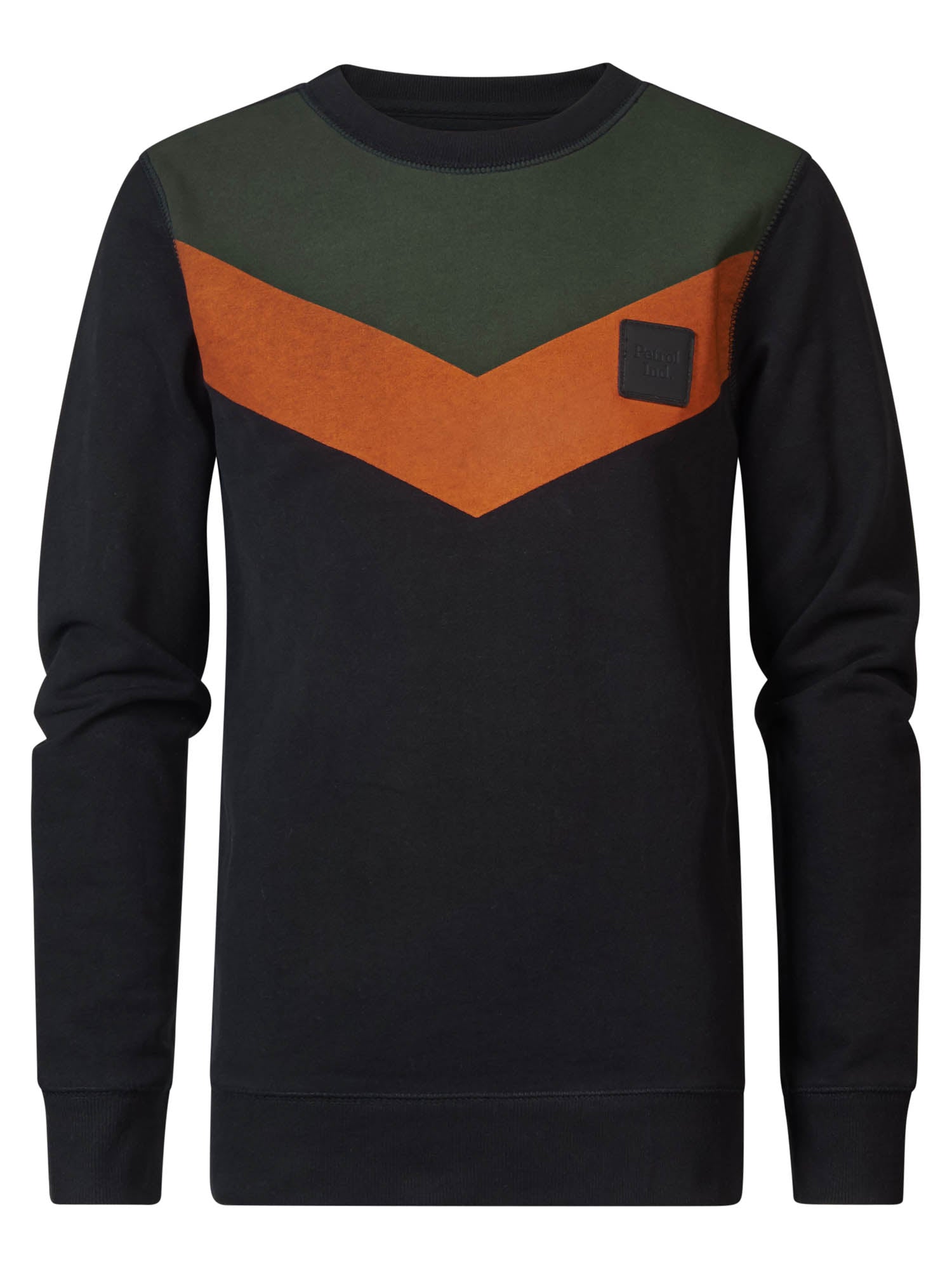 Petrol Industries - Jongens Casual Sweater Kowak - Zwart - Maat 116