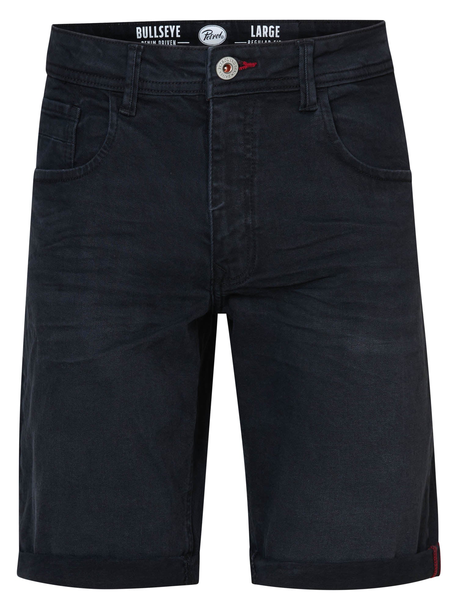 Petrol Industries - Heren Bullseye denim short - Blauw - Maat XXL