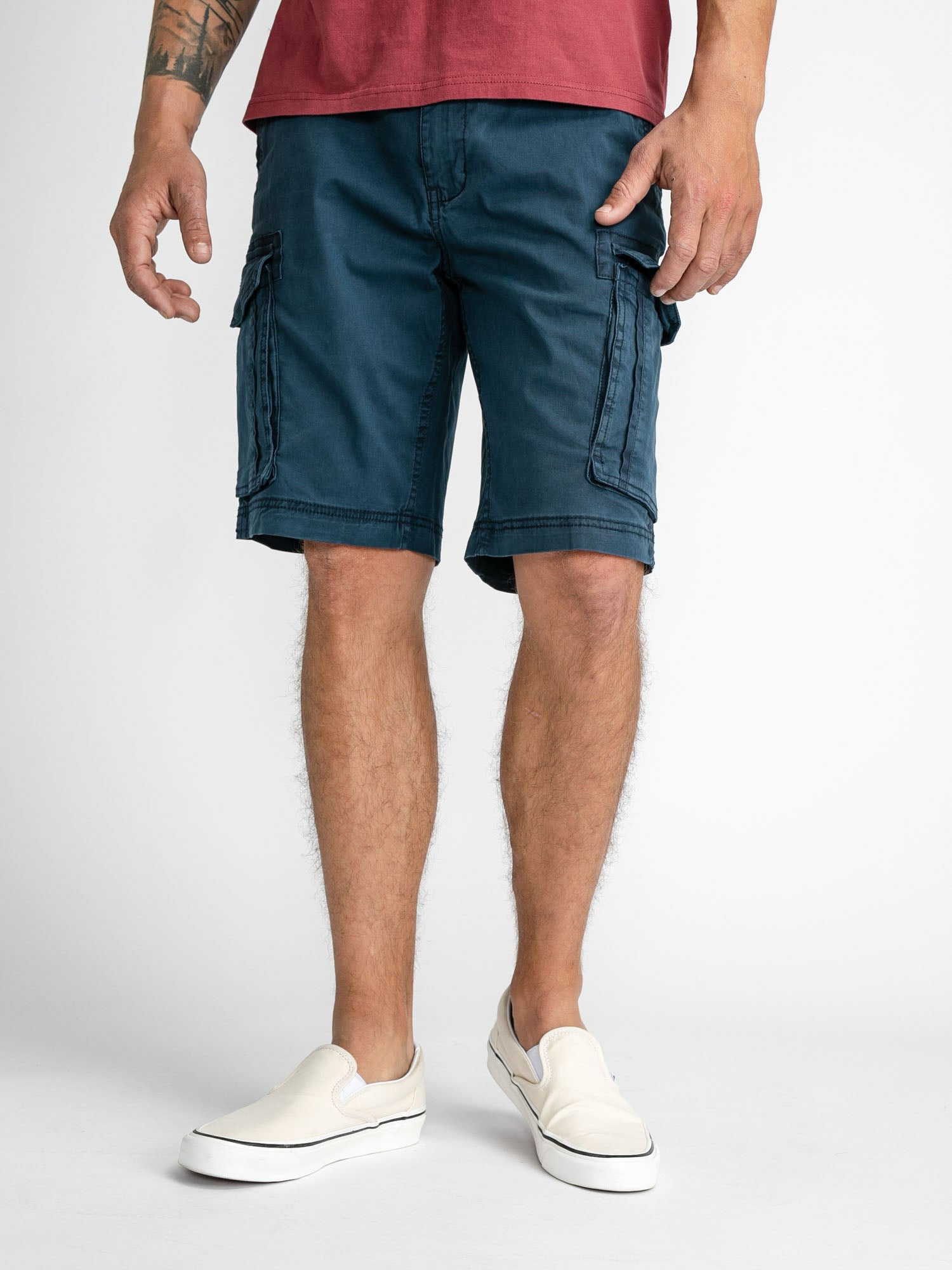 Petrol Industries - Heren Cargoshort - Blauw - XS