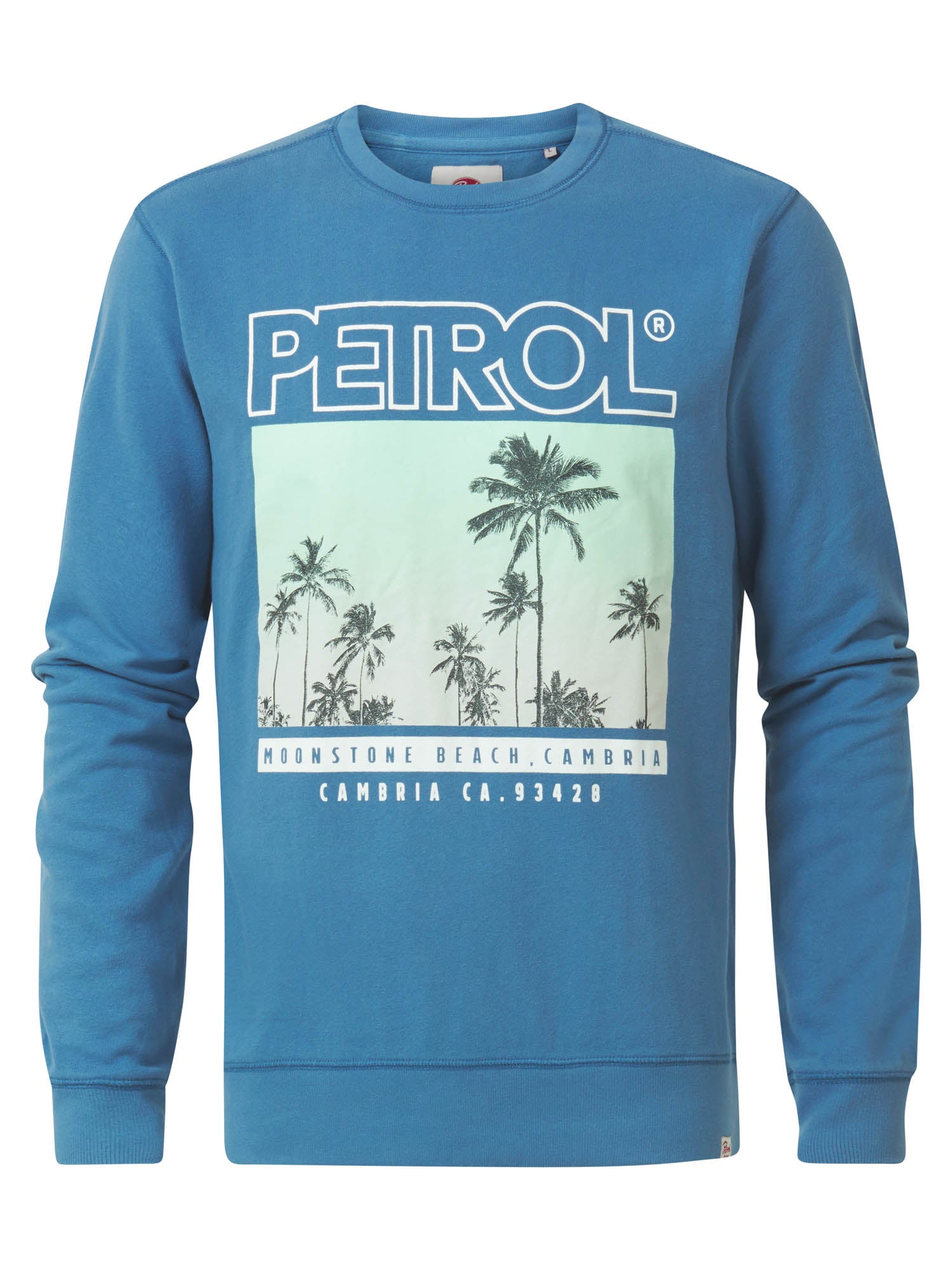 Petrol Industries Artwork Sweater Coronet Blue -