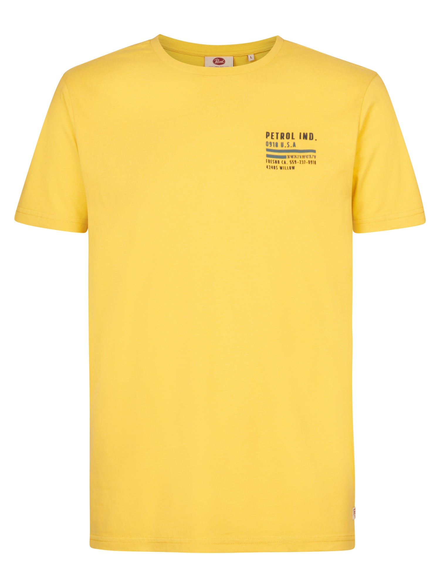 Petrol Industries Logo T-shirt Yellow Ochre - S