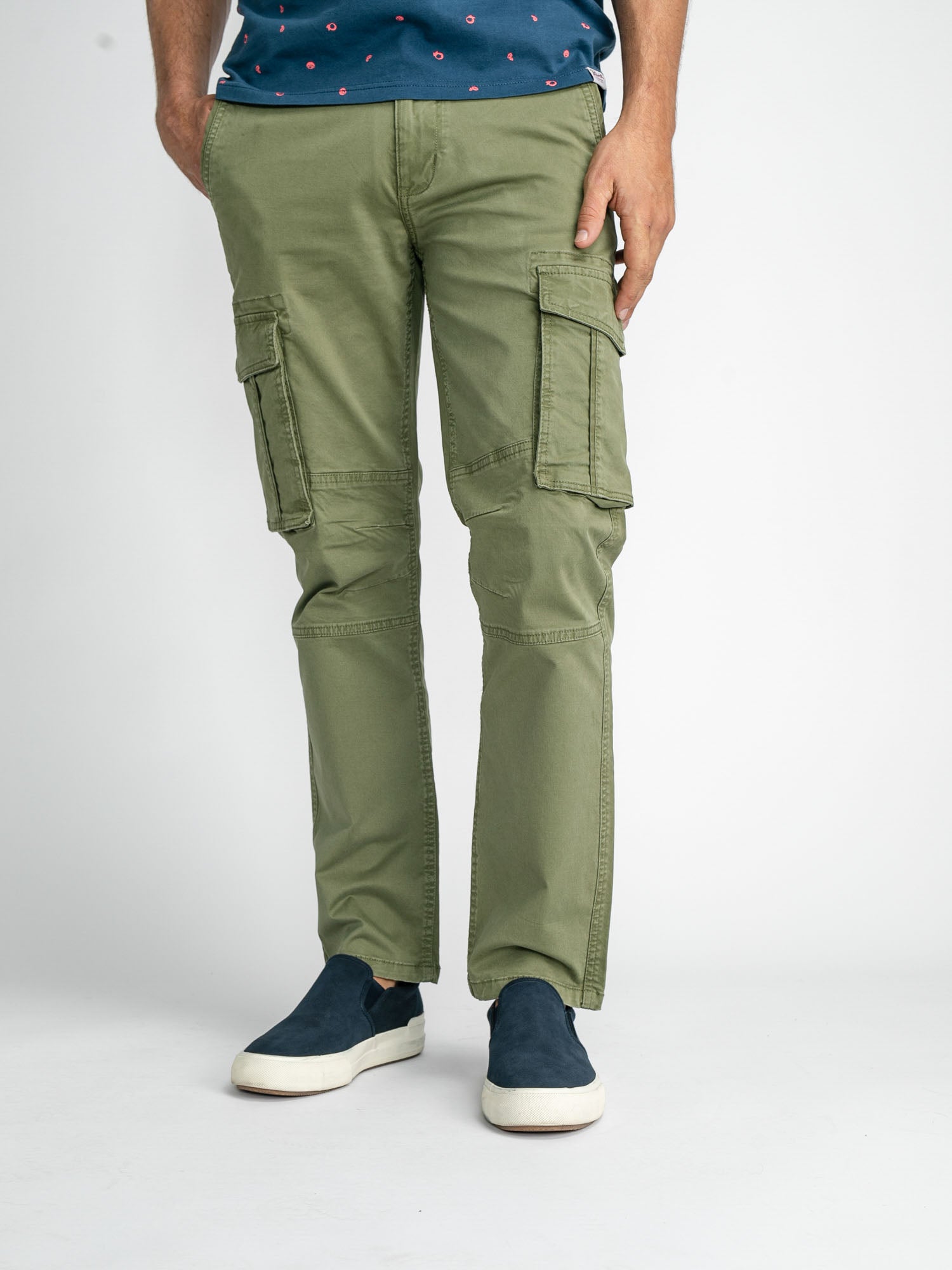 Petrol Industries Cargo Trousers Dusty Army - 29