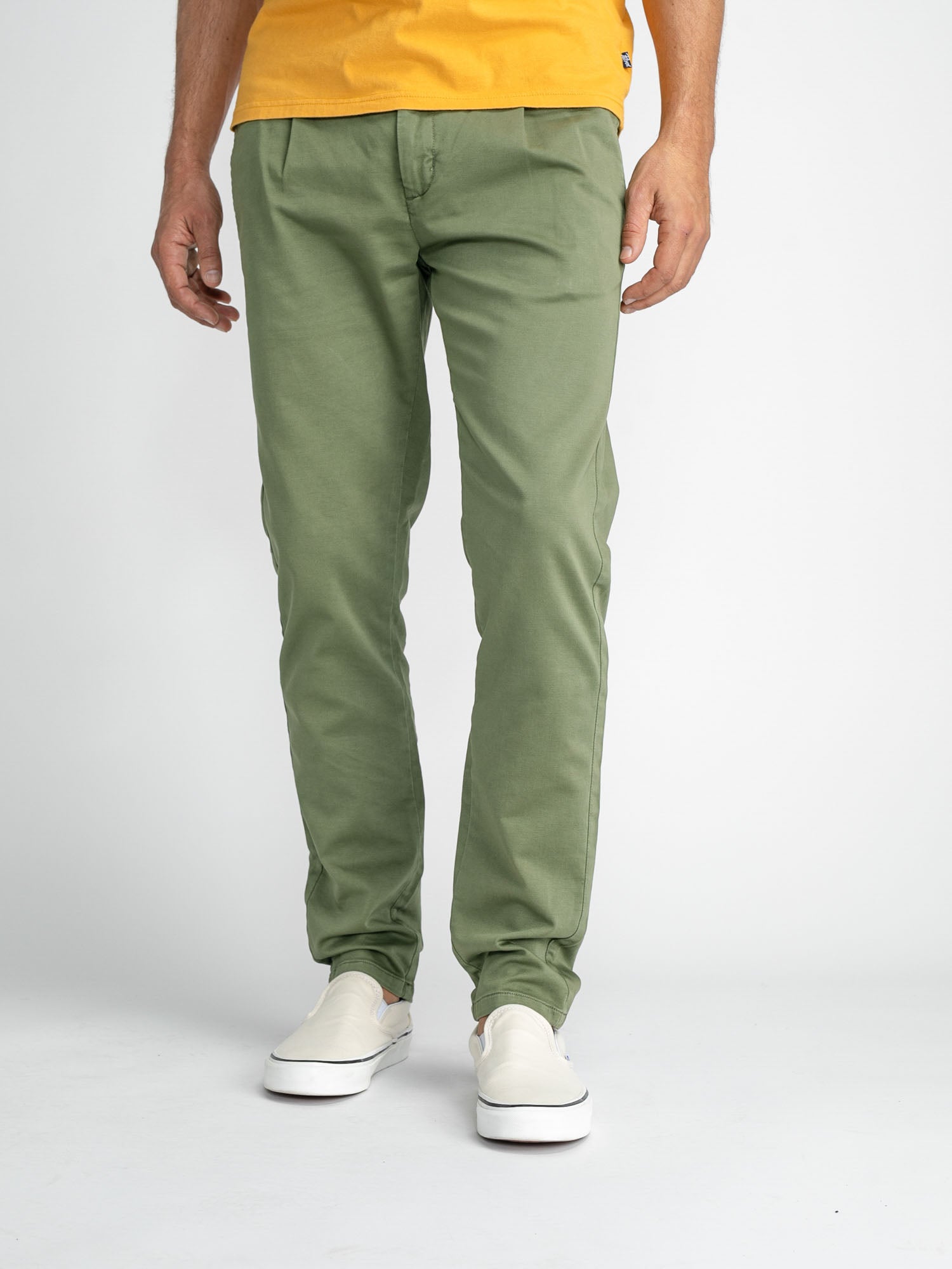 Petrol Industries Chinos With Drawstring Dusty Army - 36