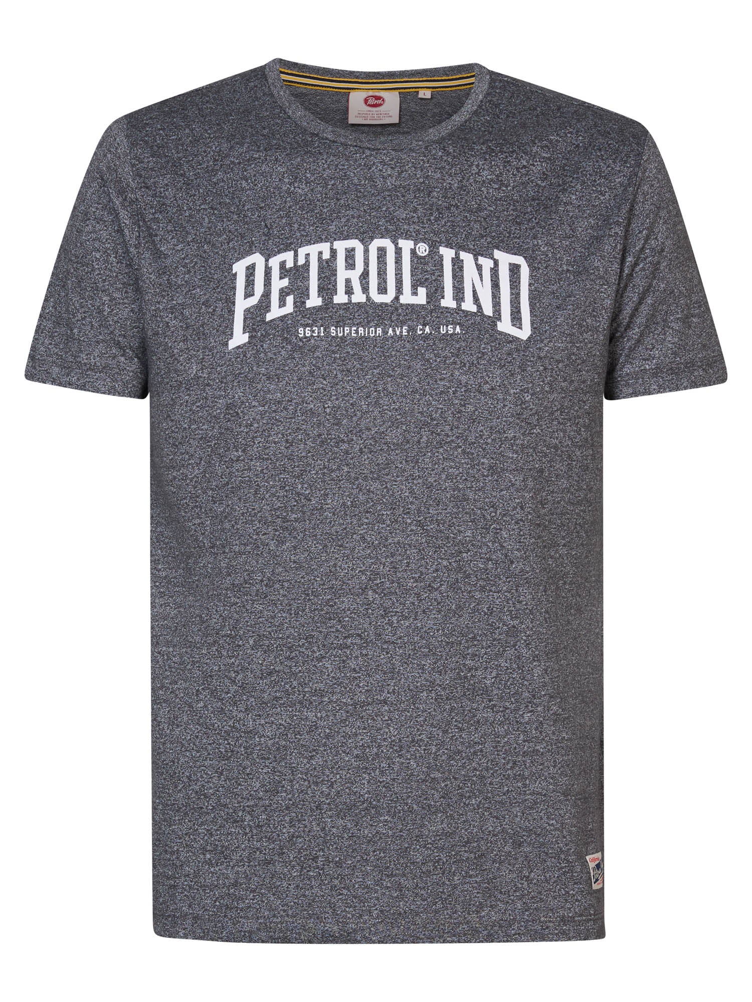 Petrol Industries - Heren Logo T-Shirt - Grijs - Maat M