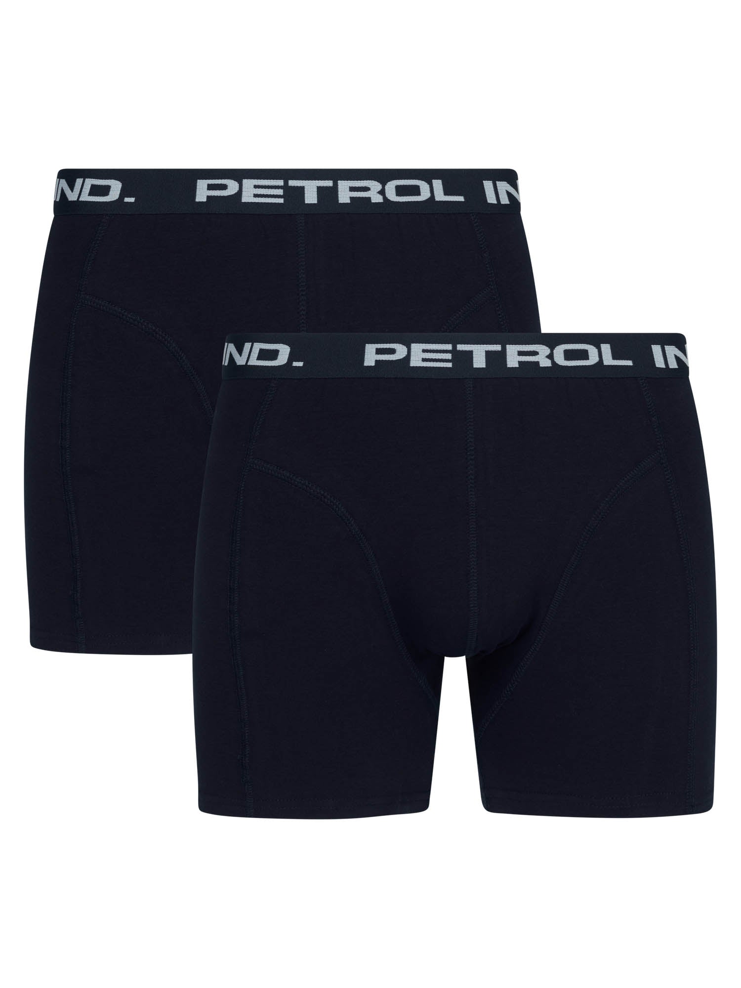 Petrol Industries 2-pack Boxershorts Petrol Logo Blauw Dark Sapphire - M