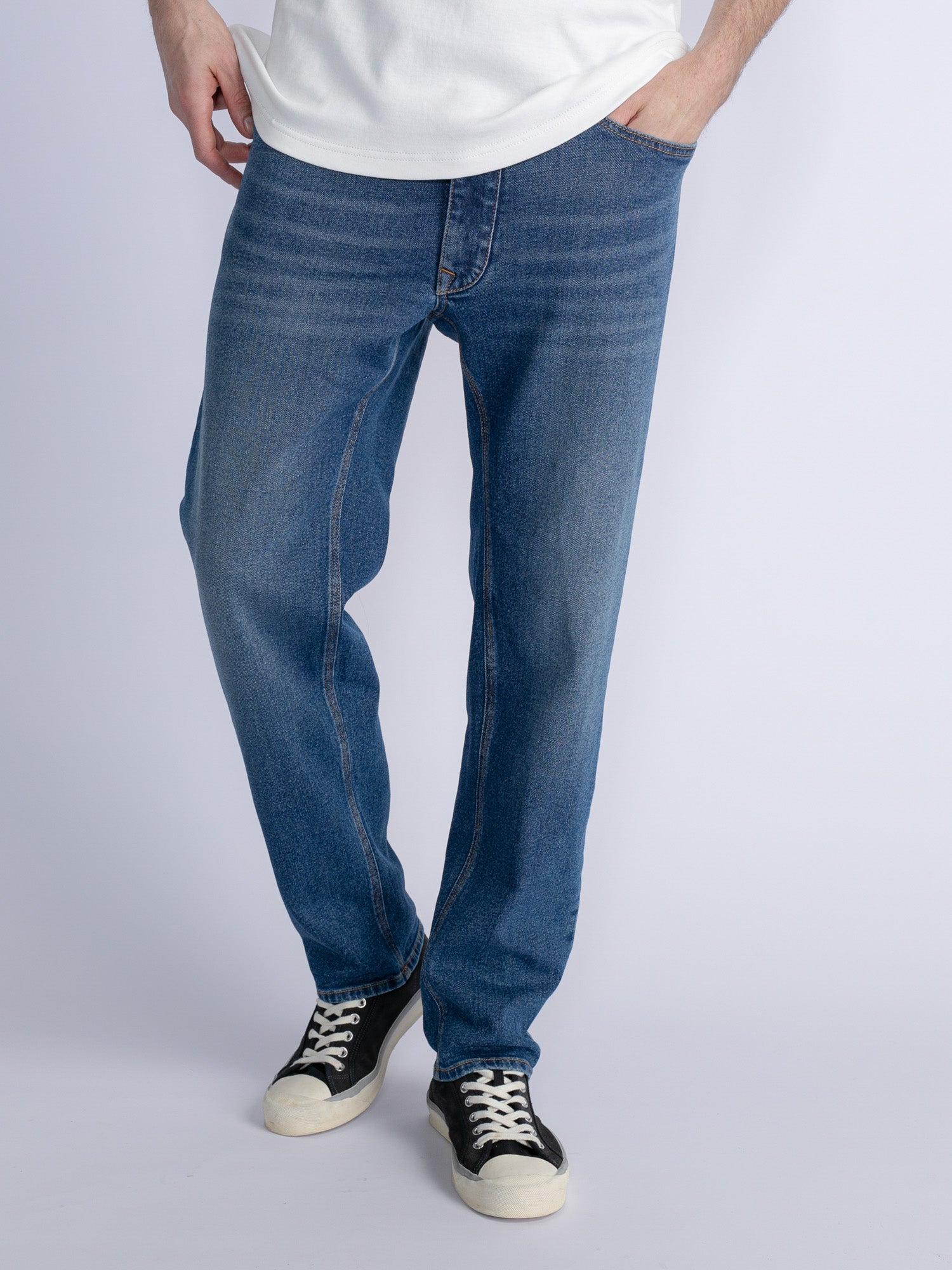 Petrol Industries - Heren Rockwell Carpenter Regular Tapered Fit Jeans jeans - Blauw - Maat 32