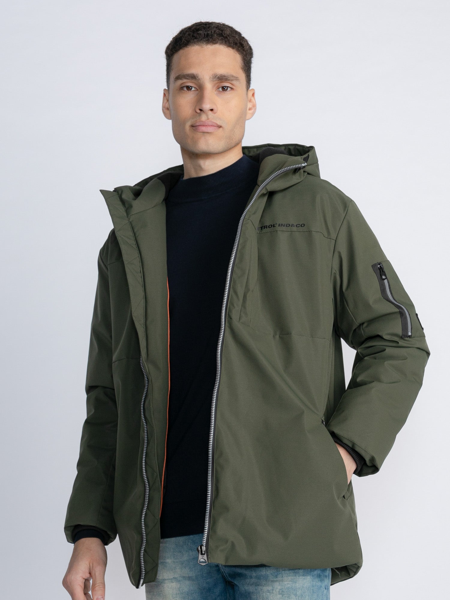 Petrol Industries - Heren Parka Jas Chandler - Groen - Maat XL