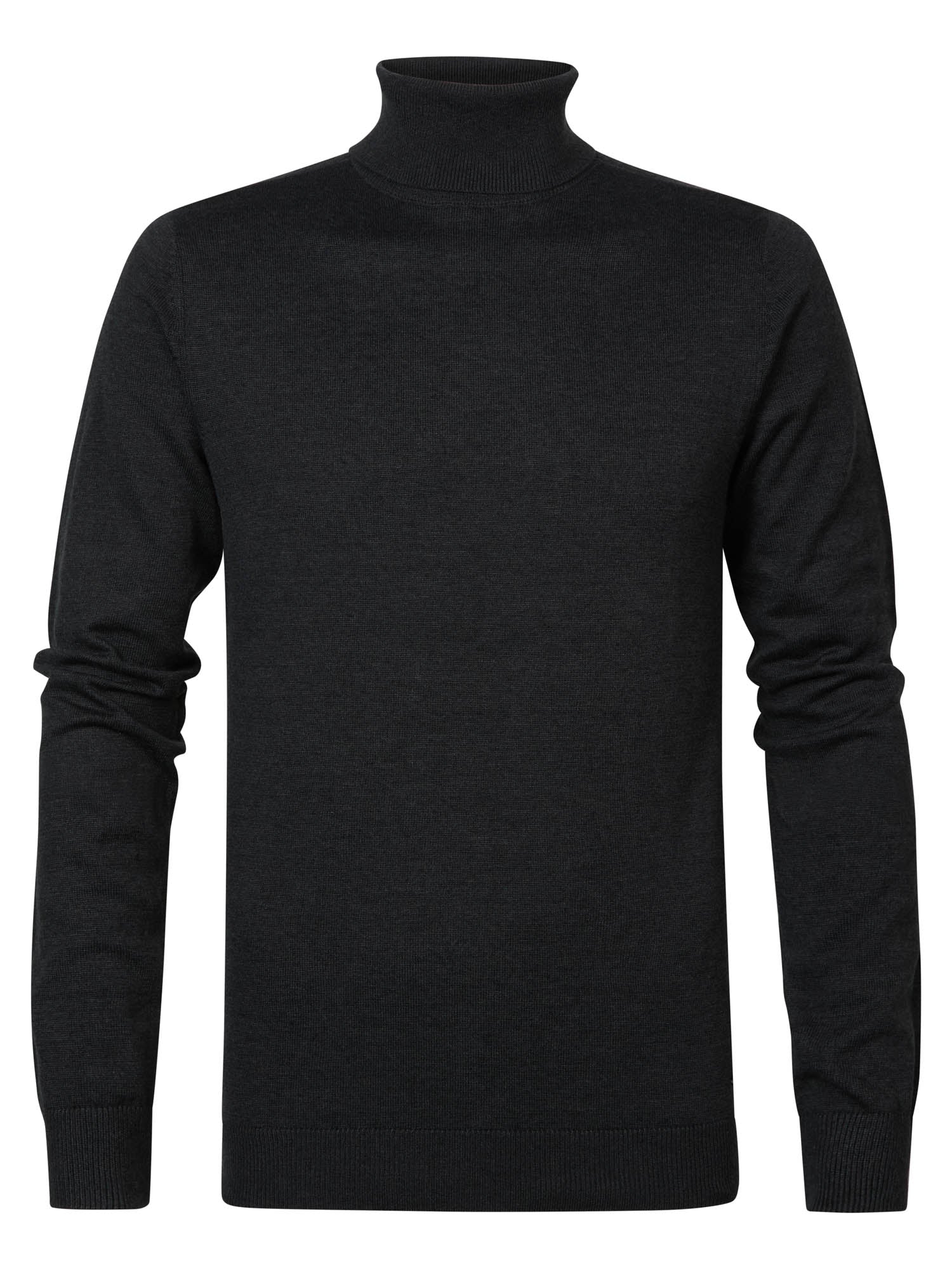 Petrol Industries Fine-knit Turtleneck Rhinelander Dark Black - XXXL