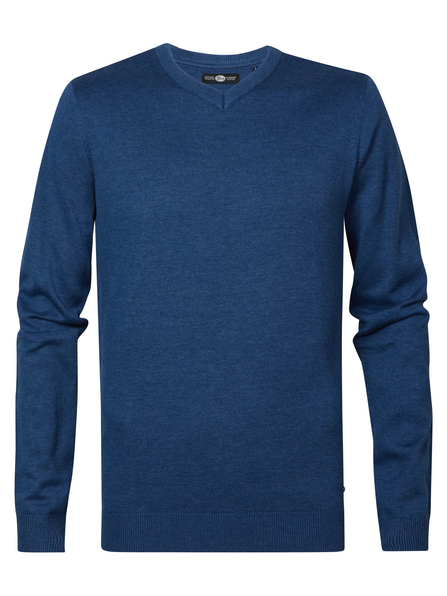 Petrol Industries Fine-knit Pullover Alton Sapphire - XXXL