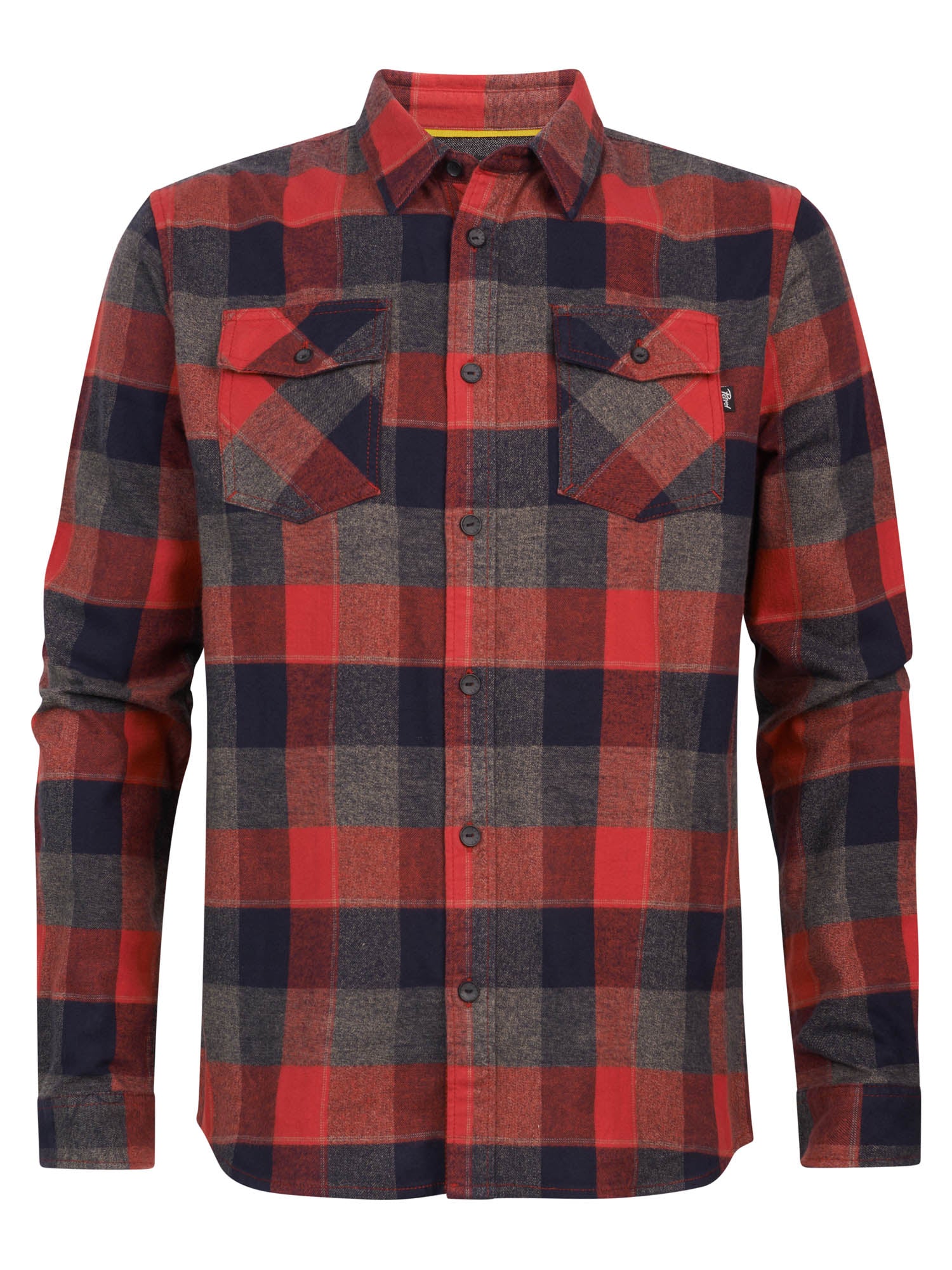 Petrol Industries Checked Shirt Lisbon Garnet - XL