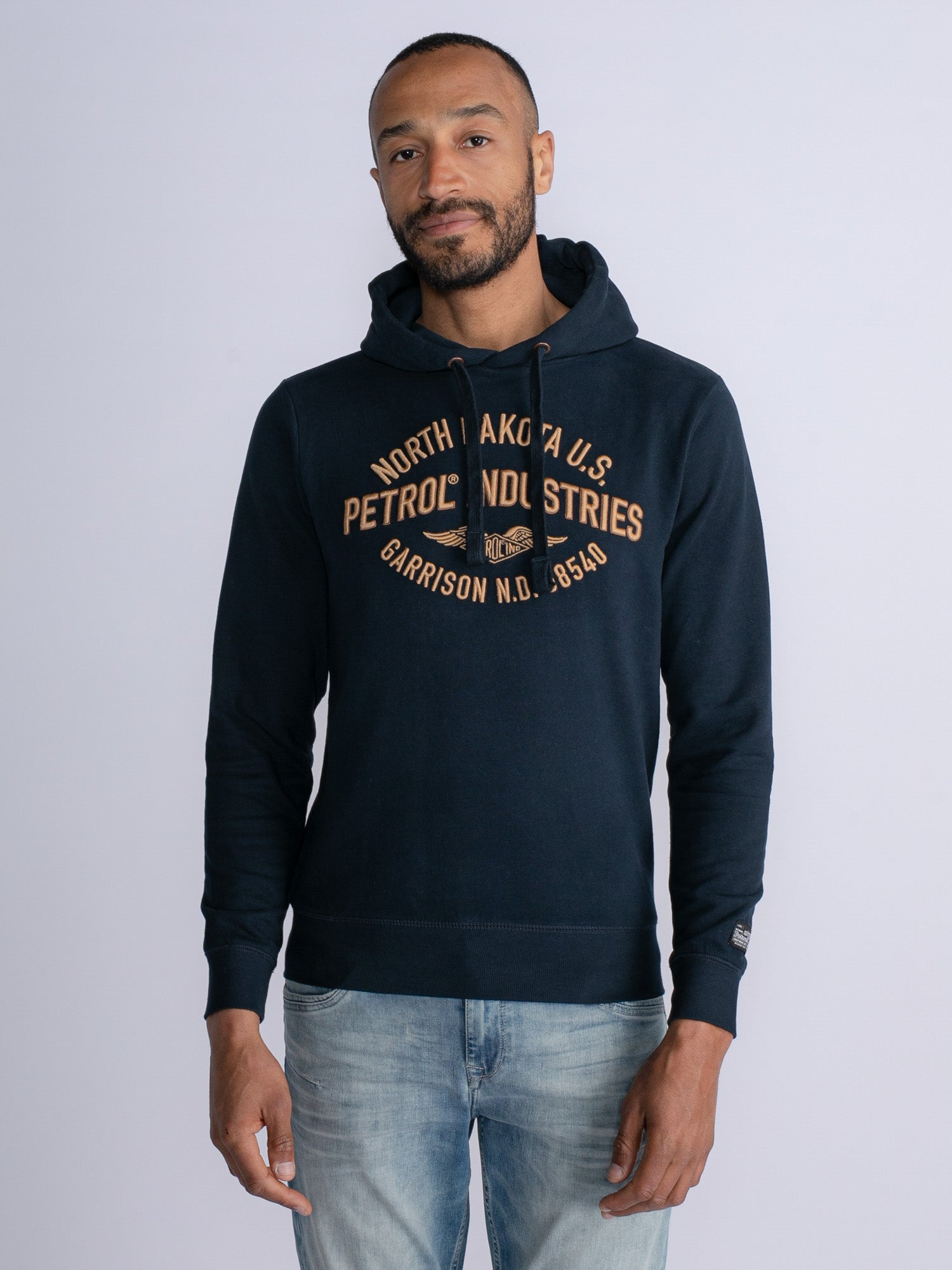 Petrol Industries Artwork Hoodie Elijah Midnight Navy - XXL