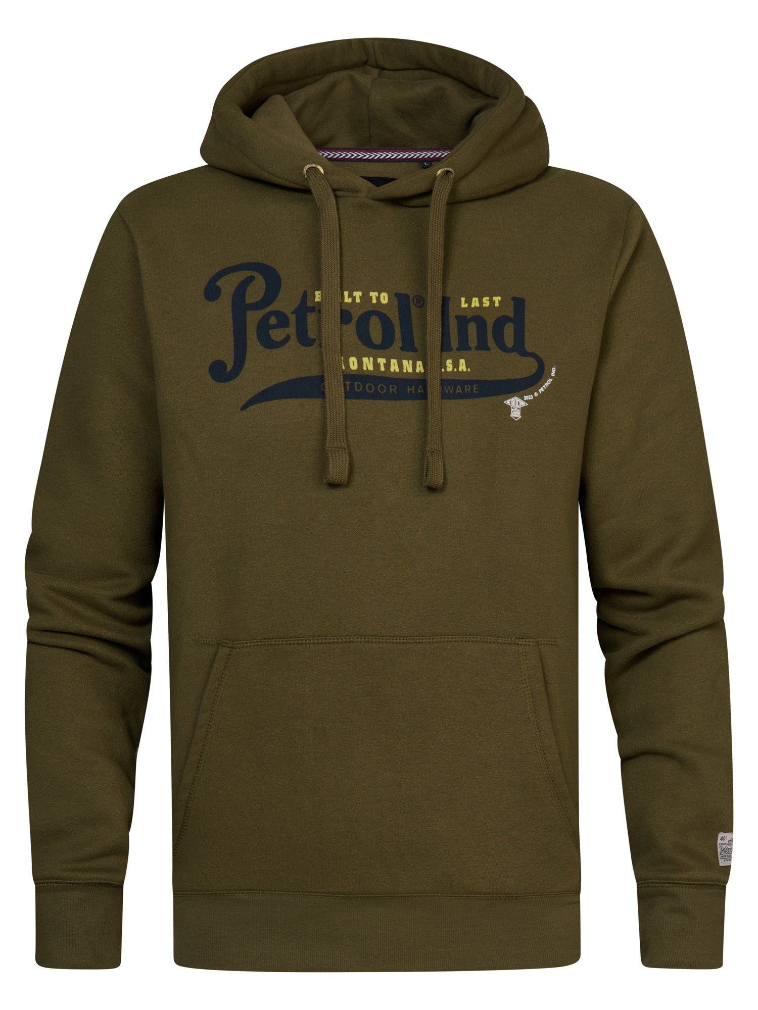 Petrol Industries - Heren Artwork Hoodie Marinette - Groen - Maat M