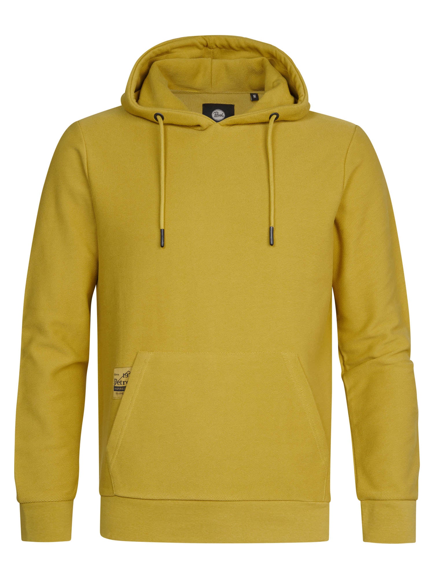 Petrol Industries - Heren Effen Hoodie Gooding - Geel - Maat XXXL