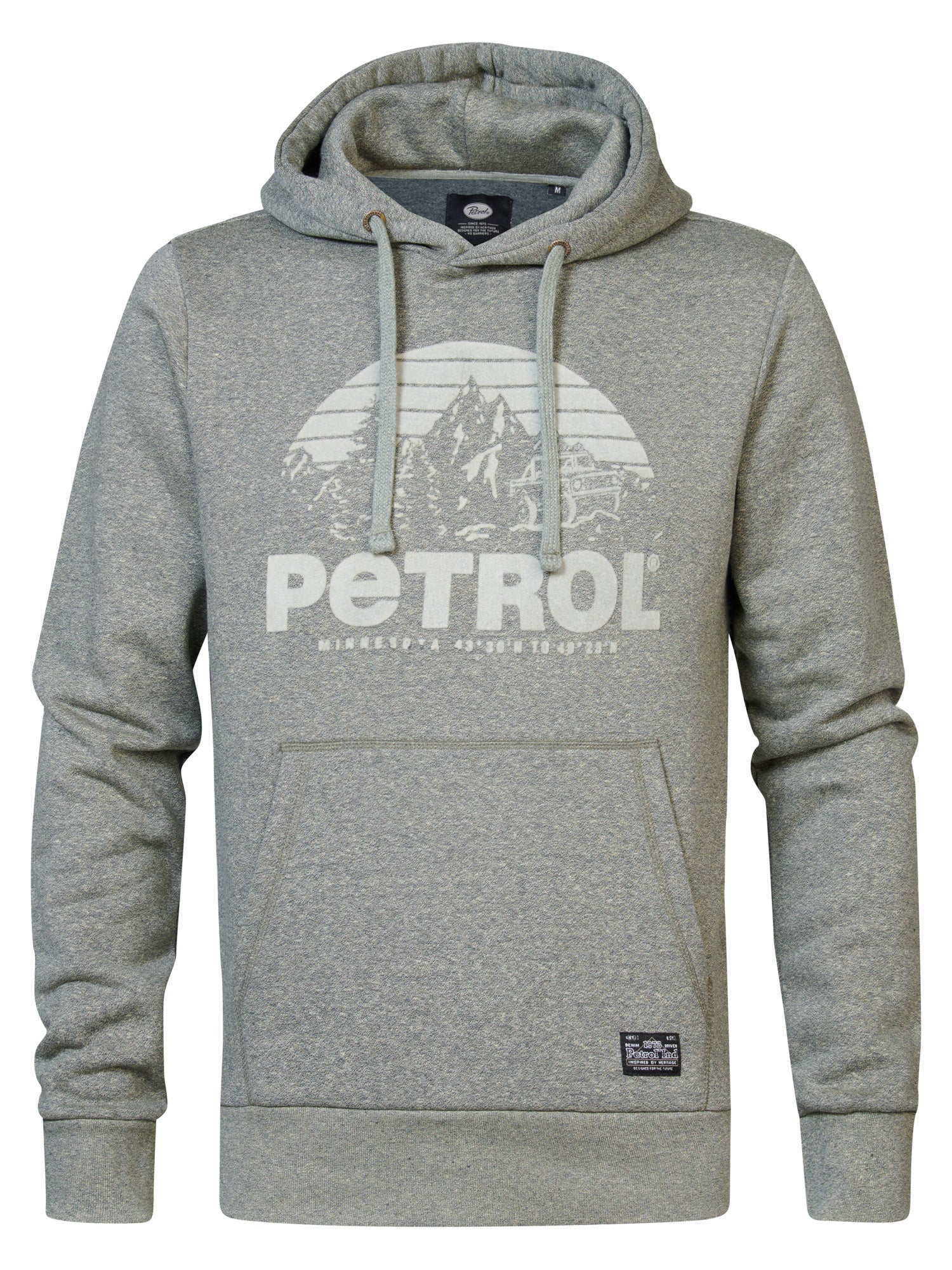 Petrol Industries Artwork Hoodie Ripon Antique White Melee - XXXL