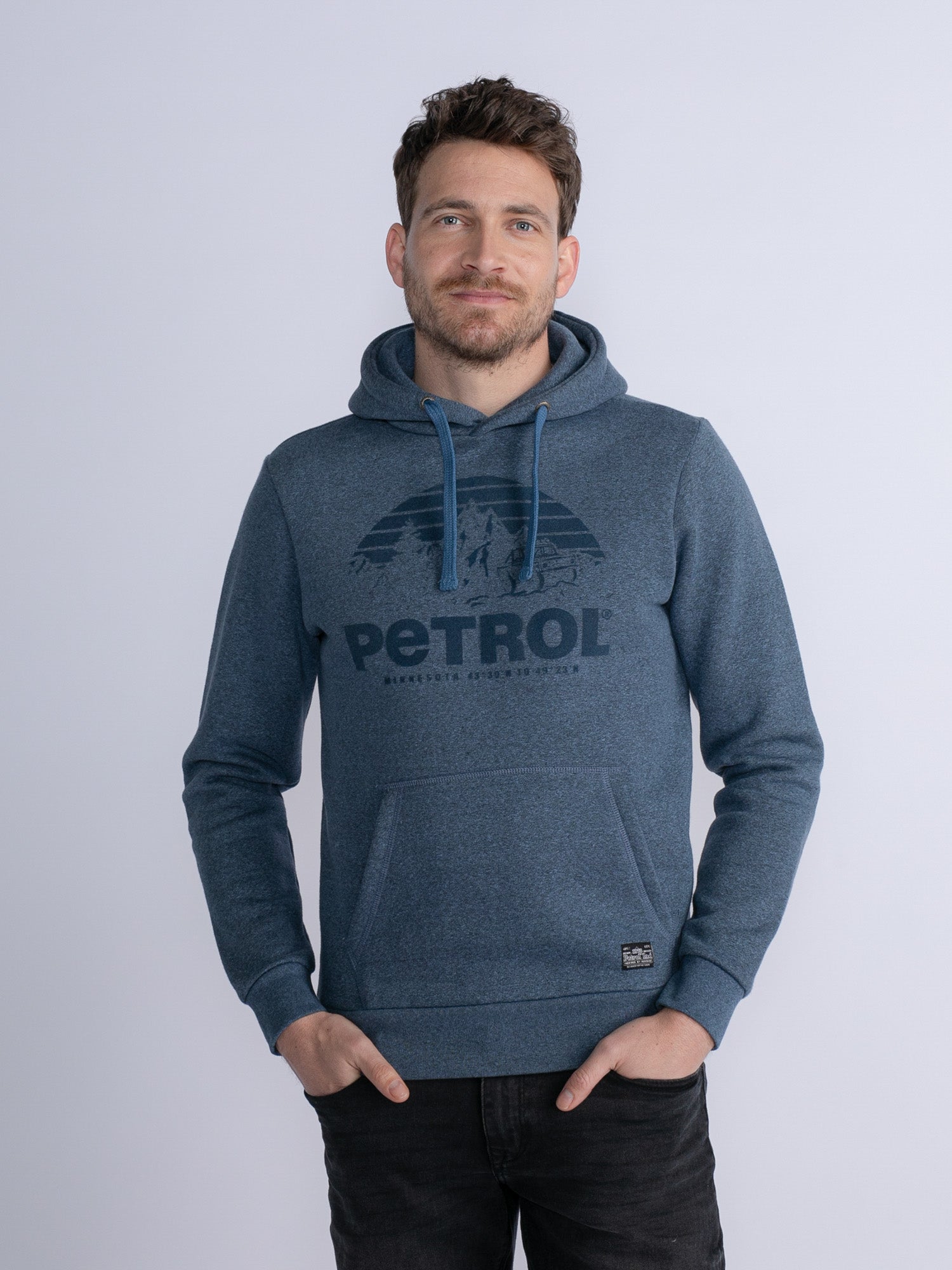 Petrol Industries Artwork Hoodie Ripon Midnight Navy - XL