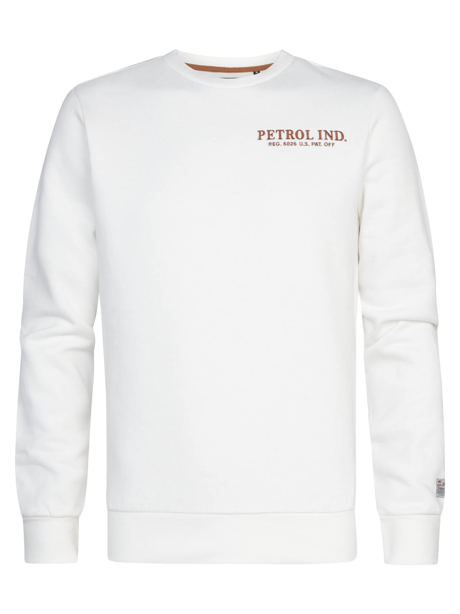 Petrol Industries - Heren Logo Sweater Hutchinson - Wit - Maat XL