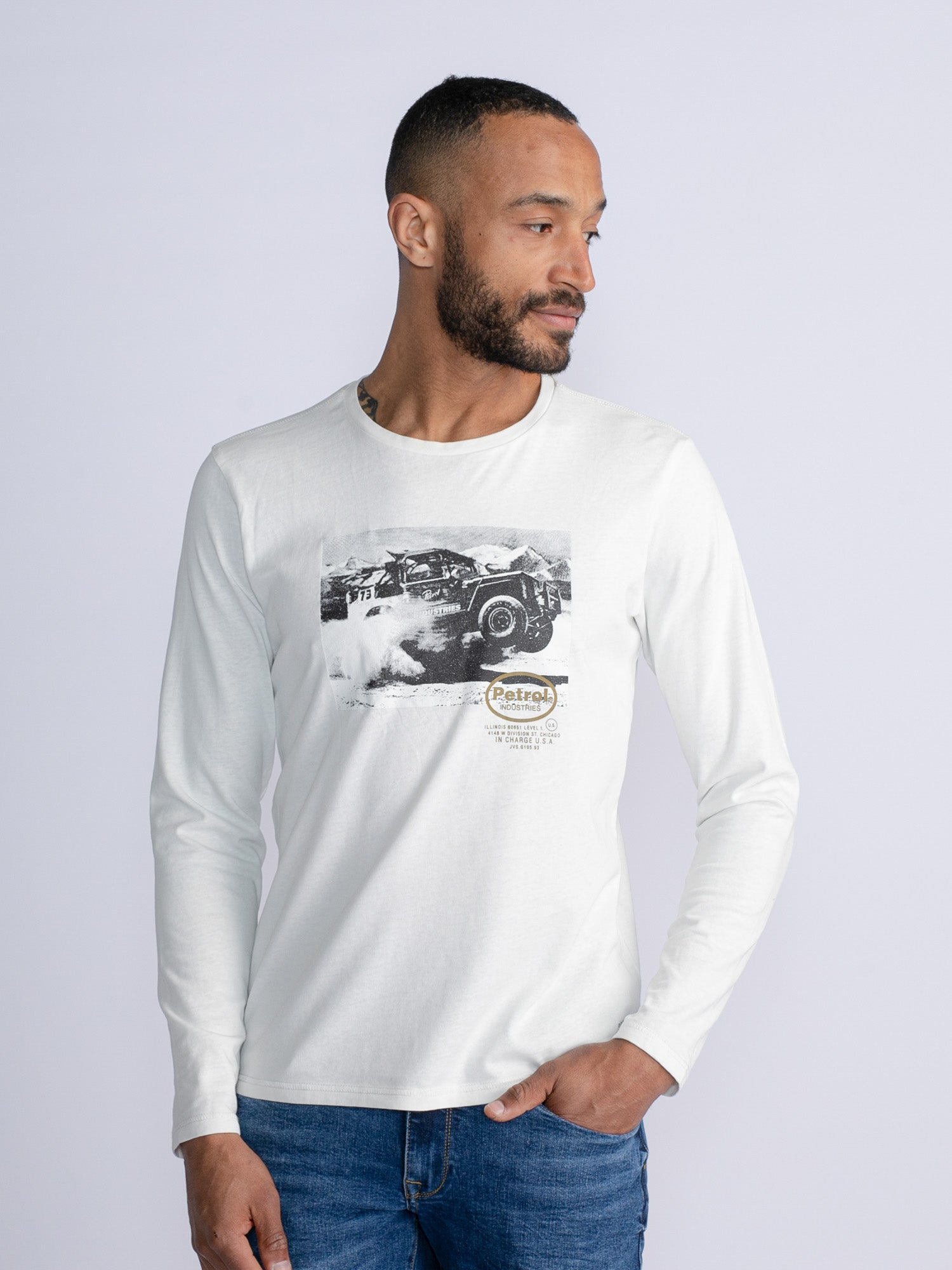 T-Shirt manches longues éco-responsable homme par Pétrone