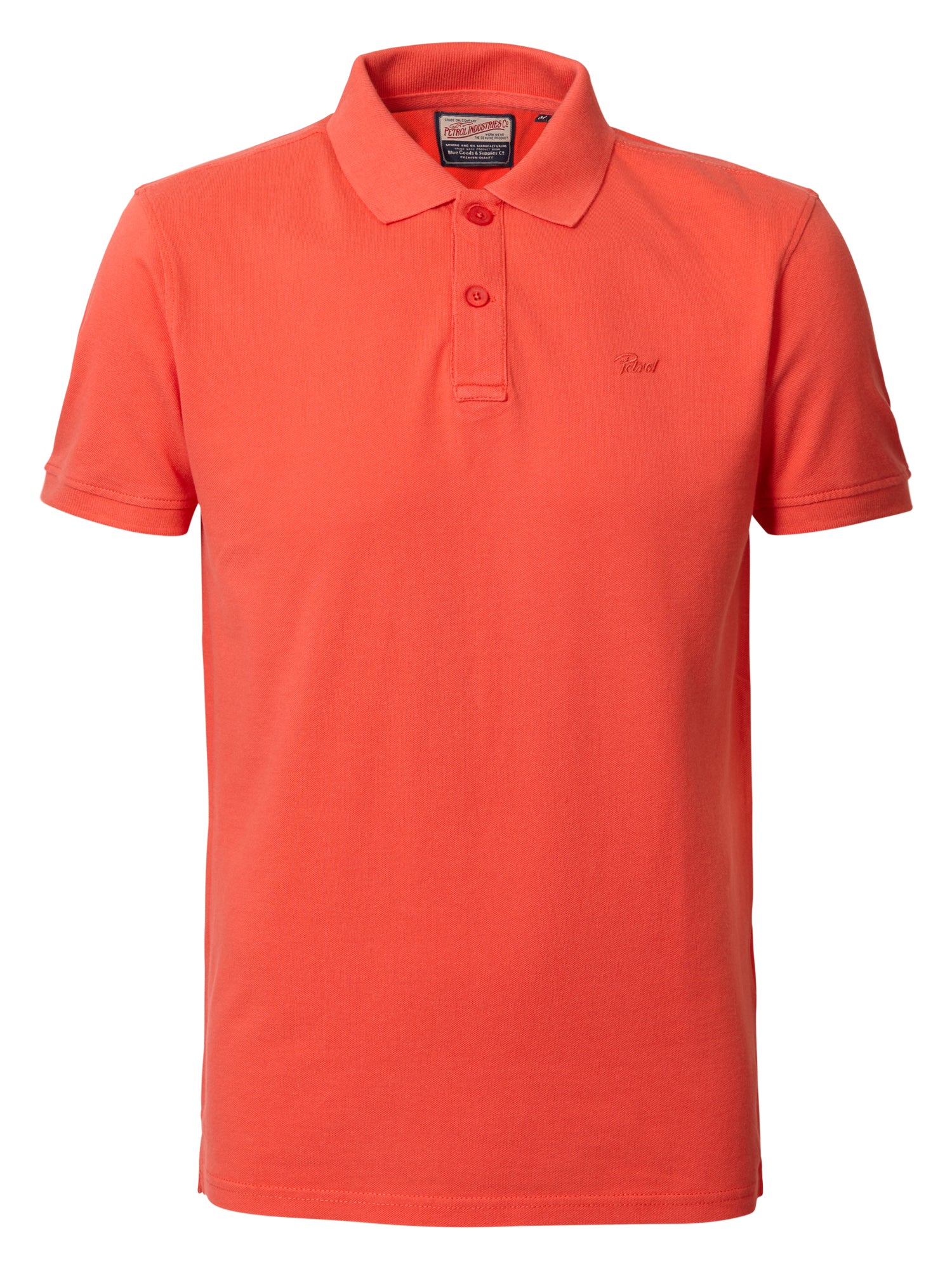 Petrol Industries Klassieke Polo Red Coral - M