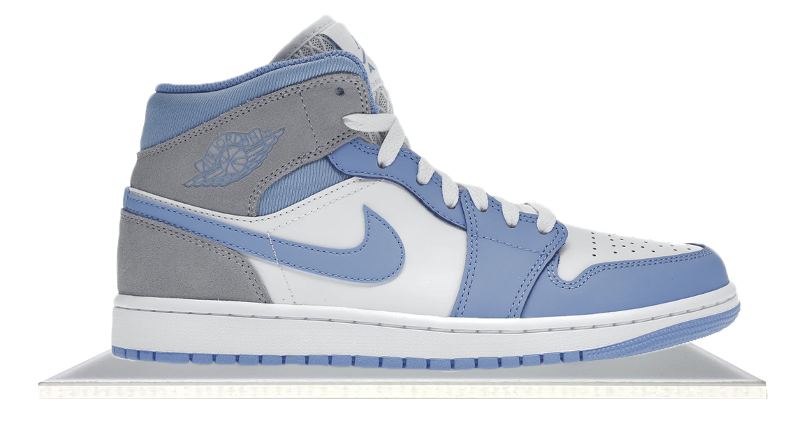 blue grey black and white jordan 1